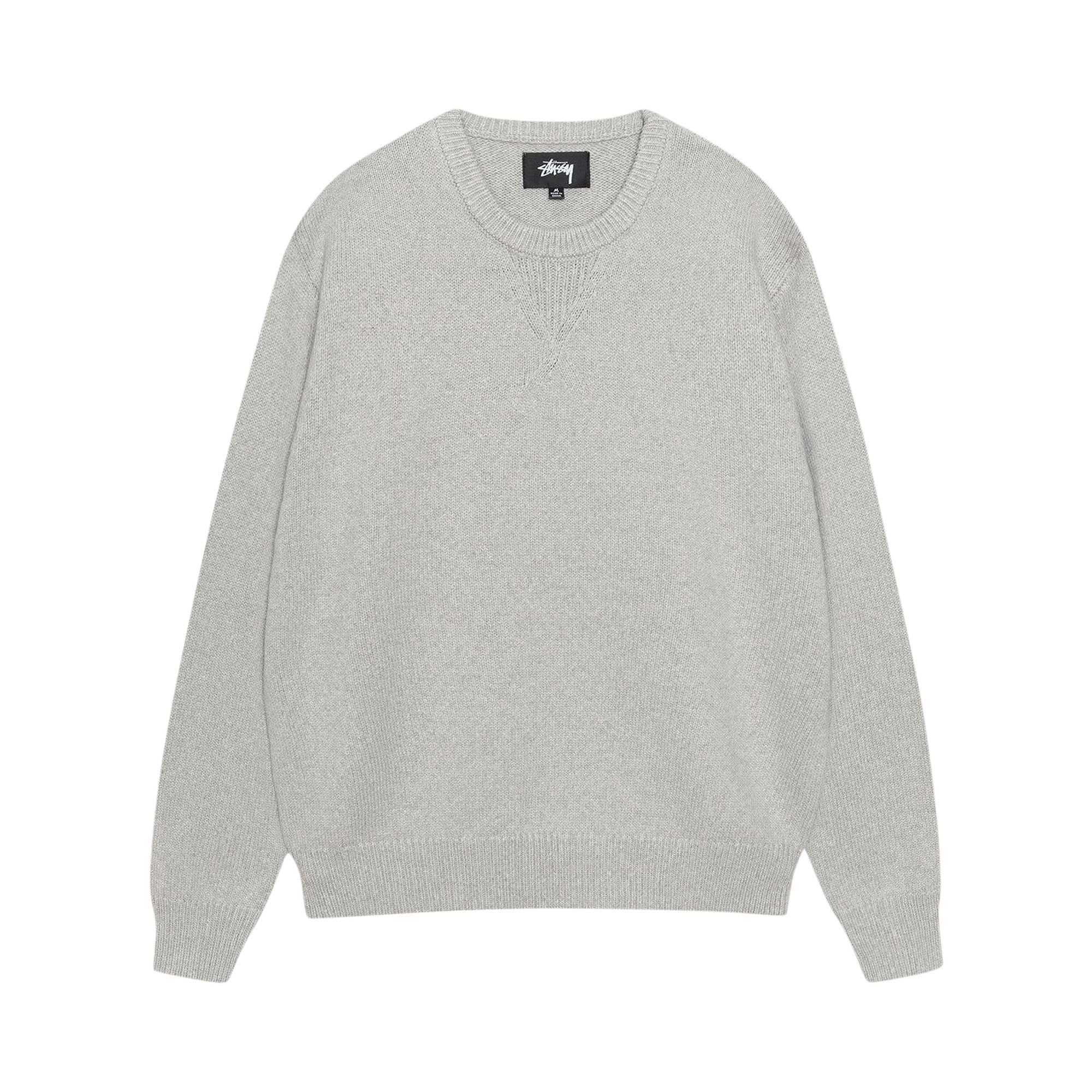 Pre-owned Stussy Handwritten Sweater 'heather Grey' | Men's Size S In Gray