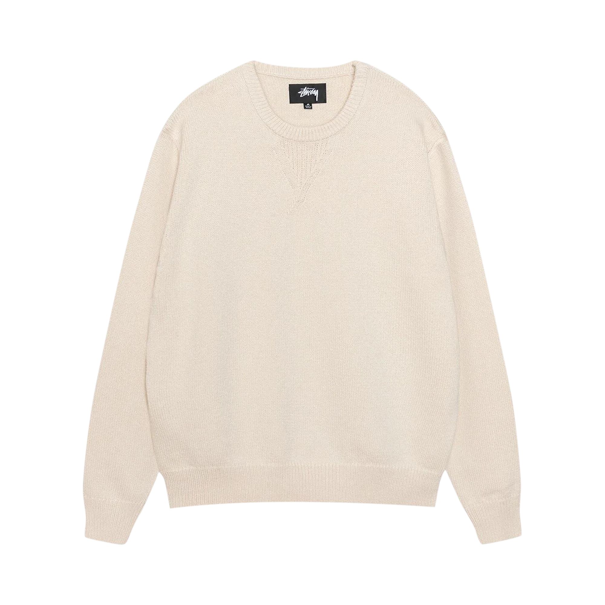 Pre-owned Stussy Handwritten Sweater 'natural' | Cream | Men's Size M