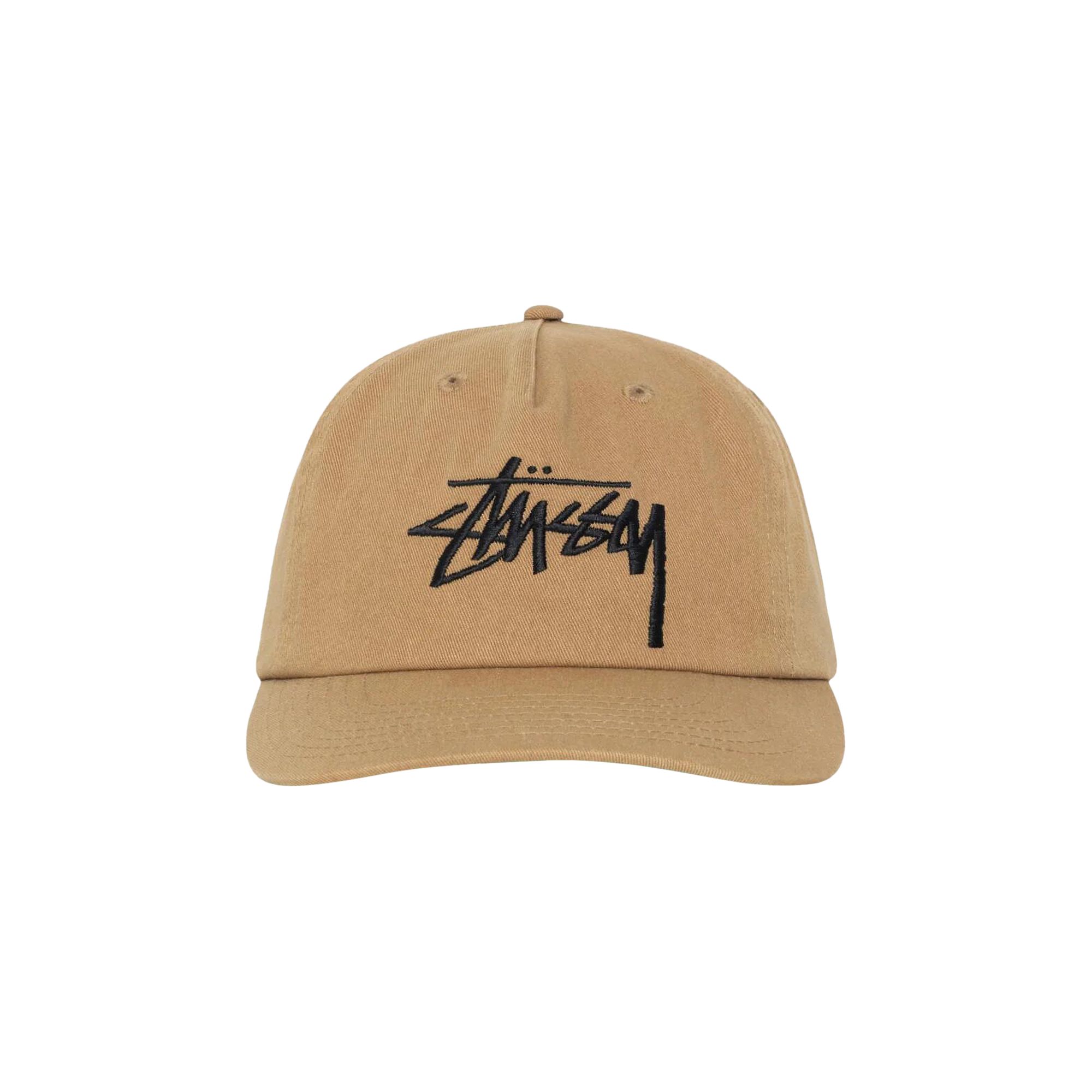 Pre-owned Stussy Mid-depth Big Stock Snapback 'tobacco' | Brown | Men's Size Onesize