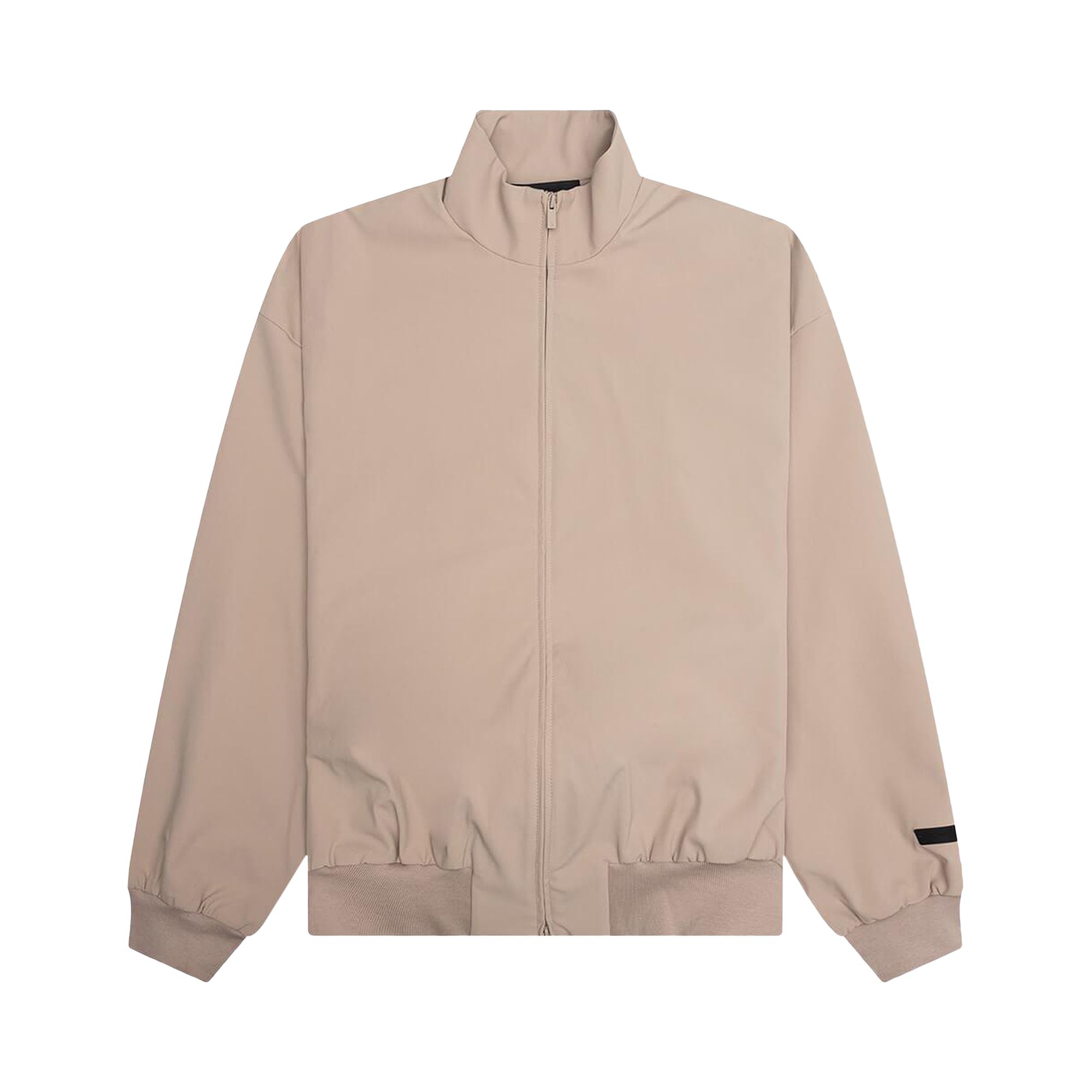 Pre-owned Essentials Fear Of God  Bonded Nylon Bomber Jacket 'desert Sand' | Tan | Men's Size M In Brown