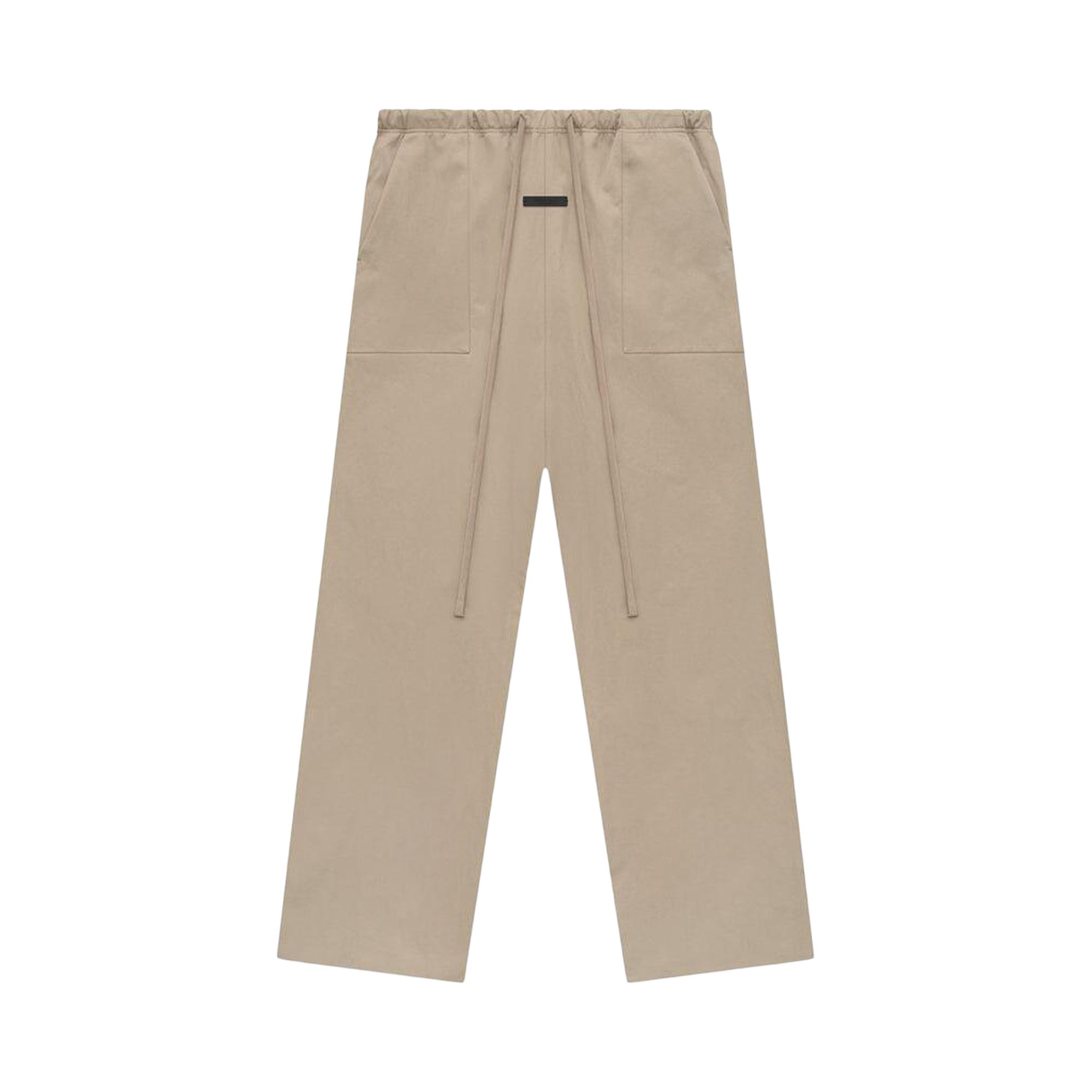 Pre-owned Essentials Fear Of God Textured Nylon Utility Pants 'desert Sand' | Tan | Men's Size Xl