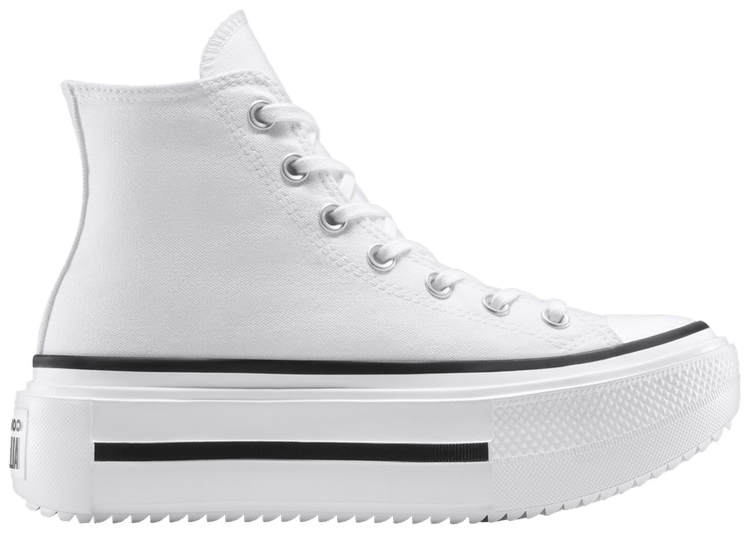 Converse Chuck Taylor All Star Lift Double Stack High White Black