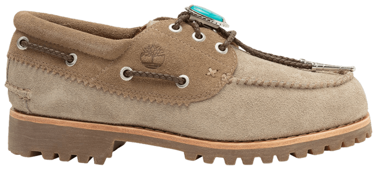 Timberland Packer Shoes x 3 Eye Lug Handsewn Boat Santa Fe