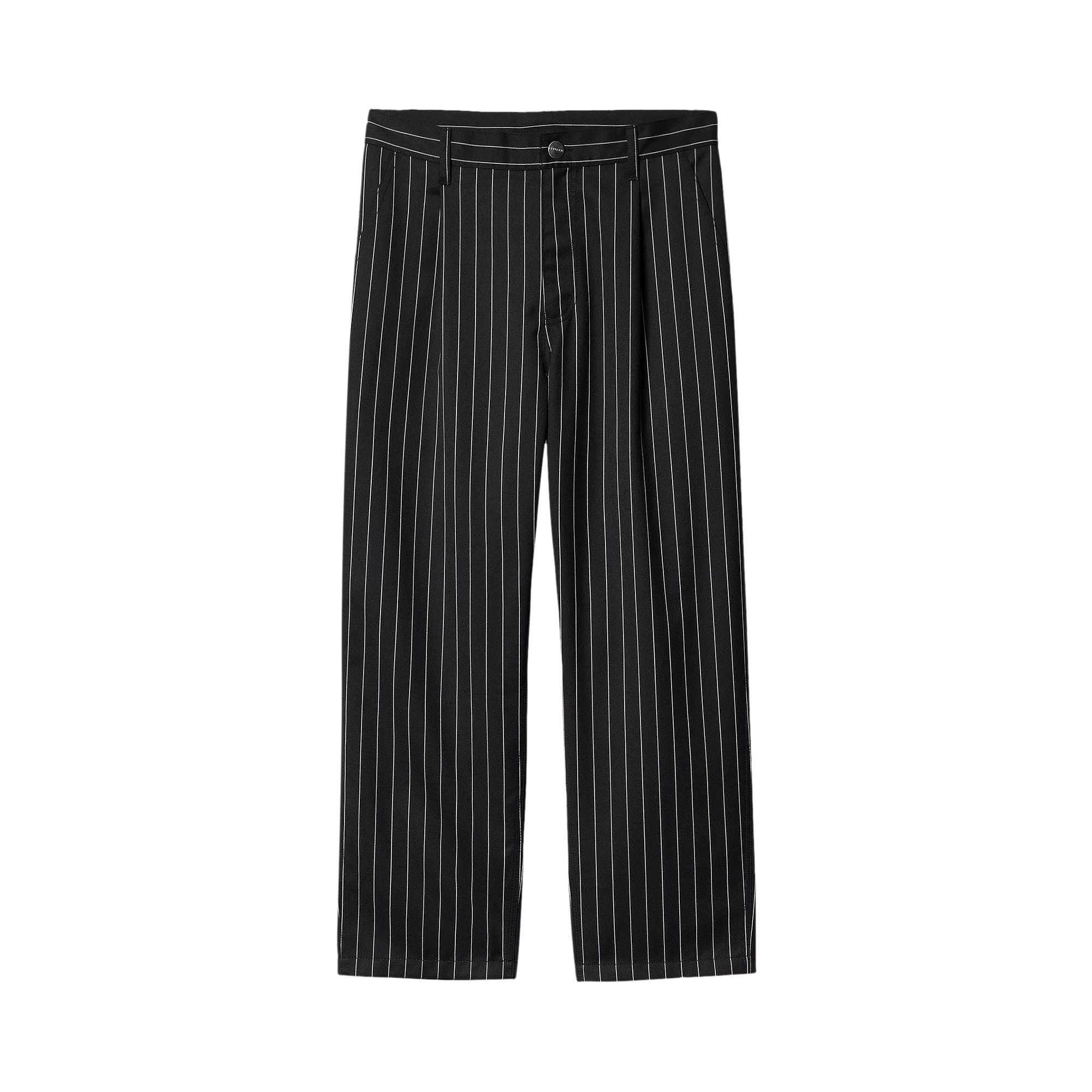 Pre-owned Carhartt Wip Seaton Pants 'seaton Stripe/black' | Men's Size 34