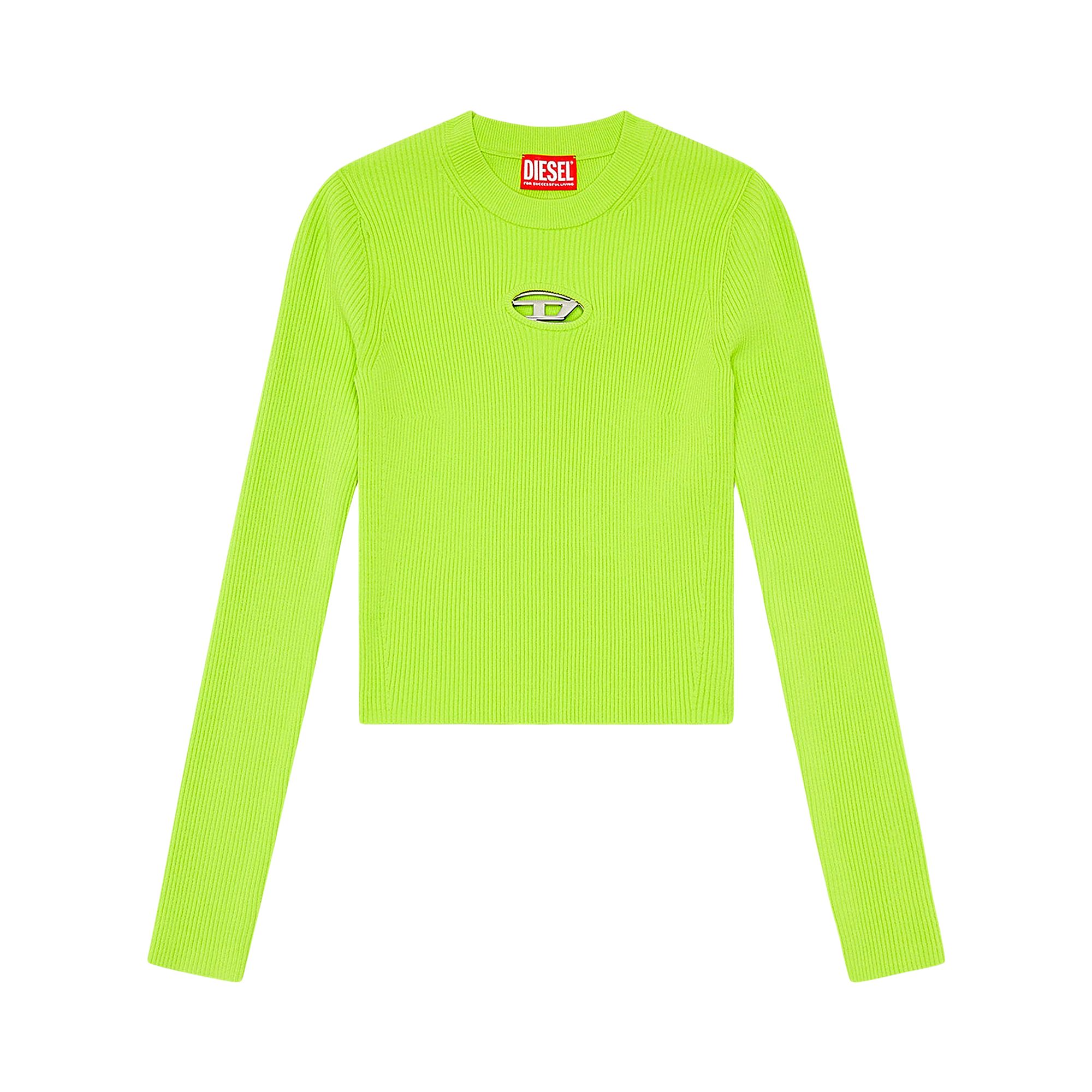 Pre-owned Diesel M-valary Knit Shirt 'green' | Women's Size Xs