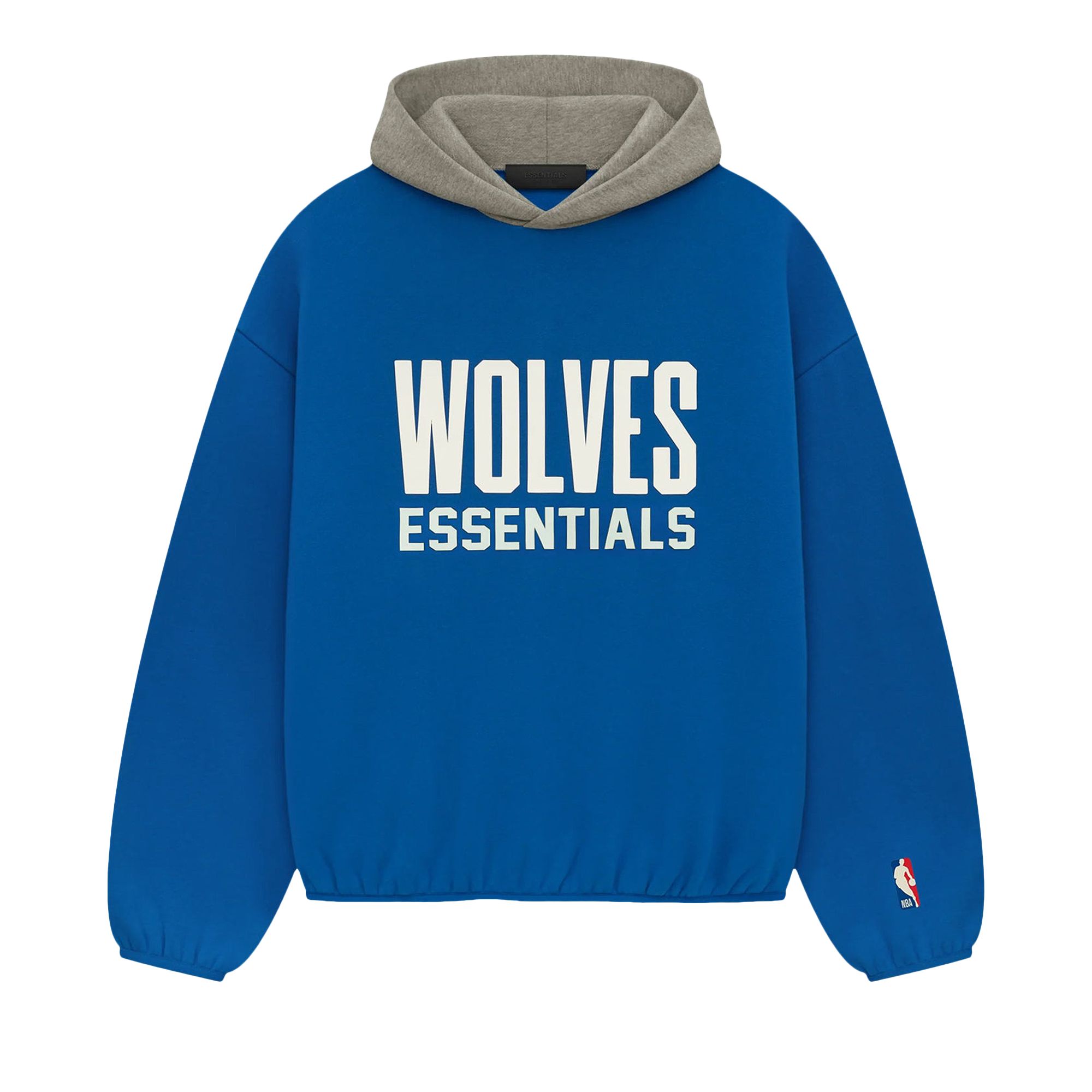 Pre-owned Essentials Fear Of God  X Nba Minnestota Timberwolves Hoodie 'blue' | Men's Size M