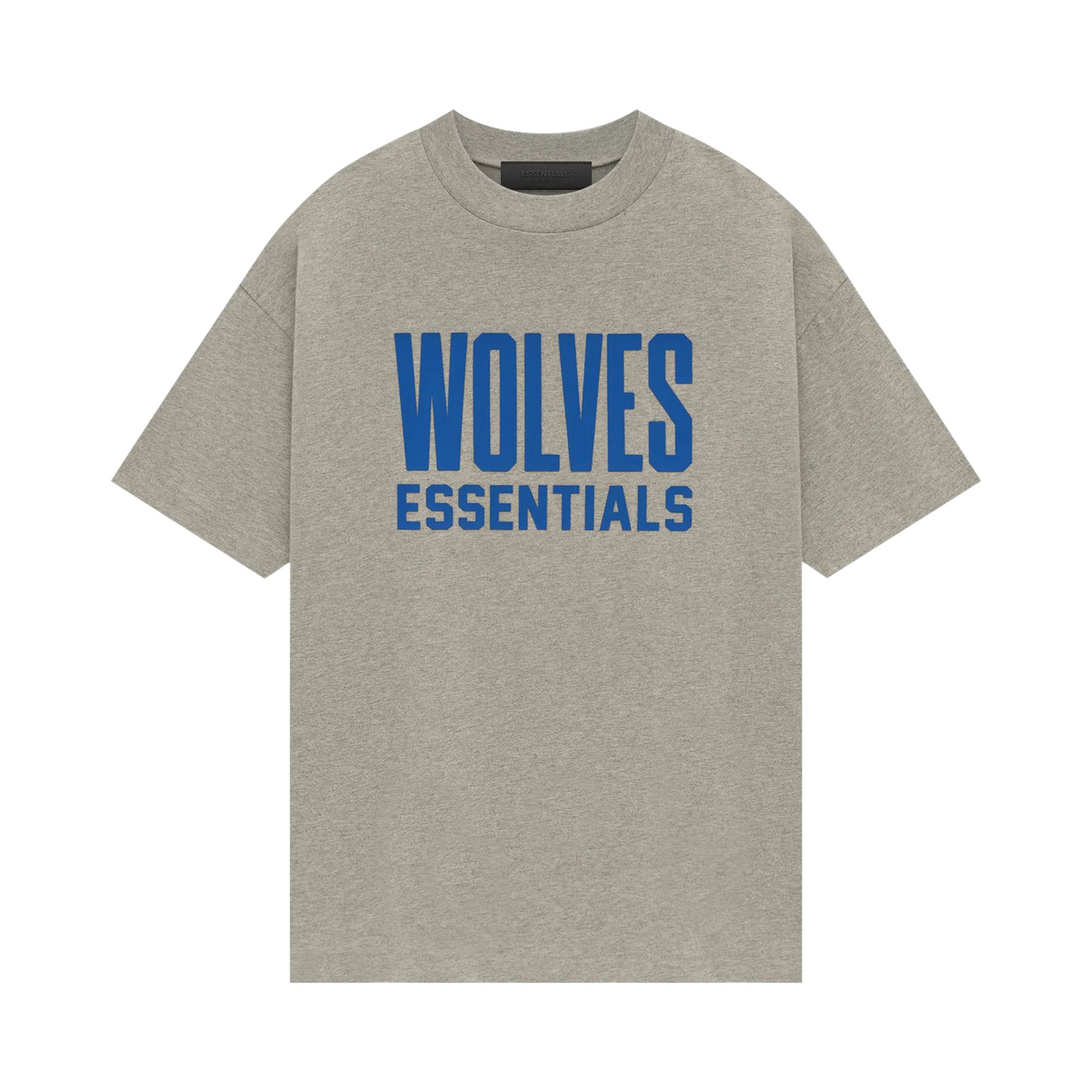 Pre-owned Essentials Fear Of God X Nba Minnestota Timberwolves Tee 'grey Blue' | Men's Size Xl