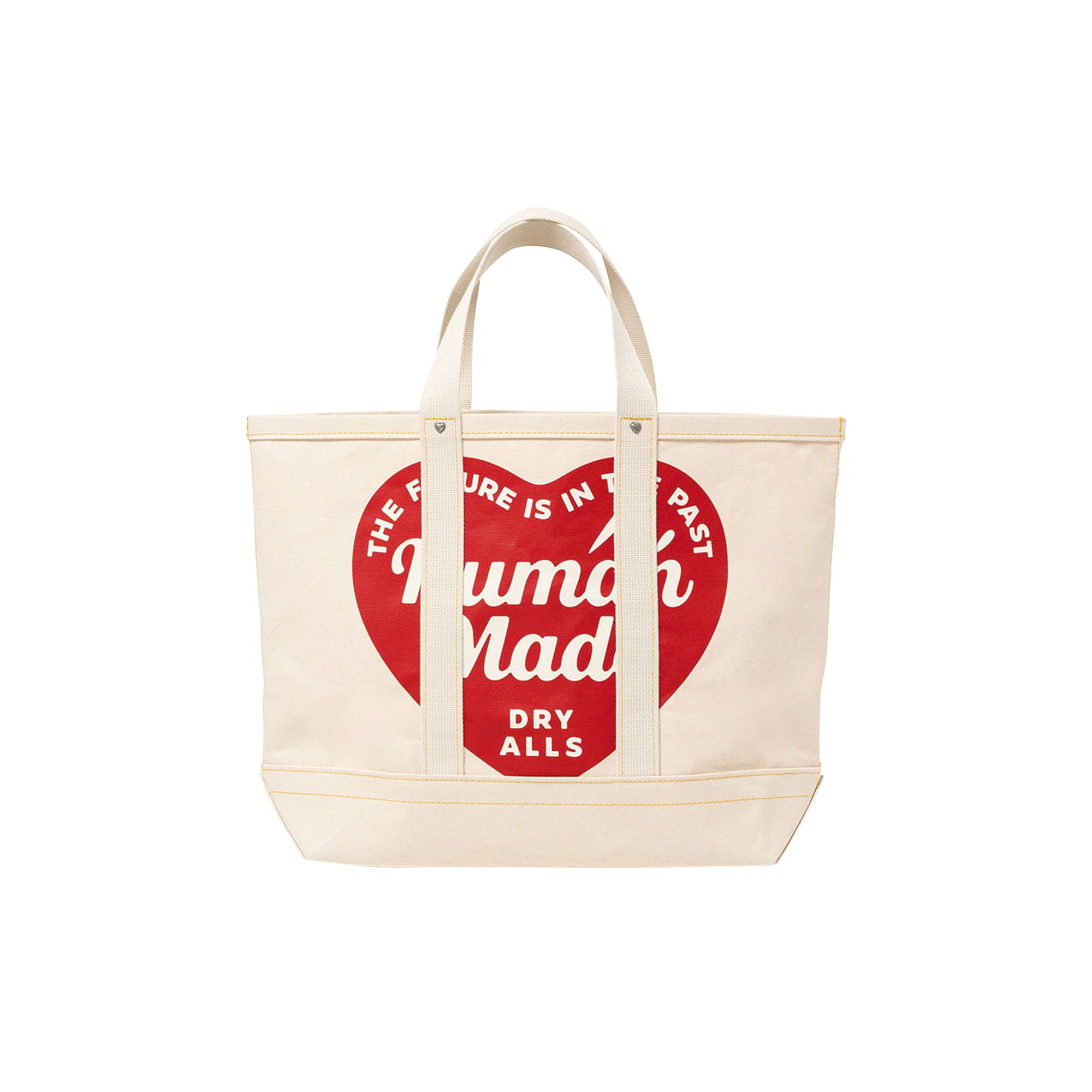Pre-owned Human Made Canvas Tote Bag 'white' | Men's Size Onesize