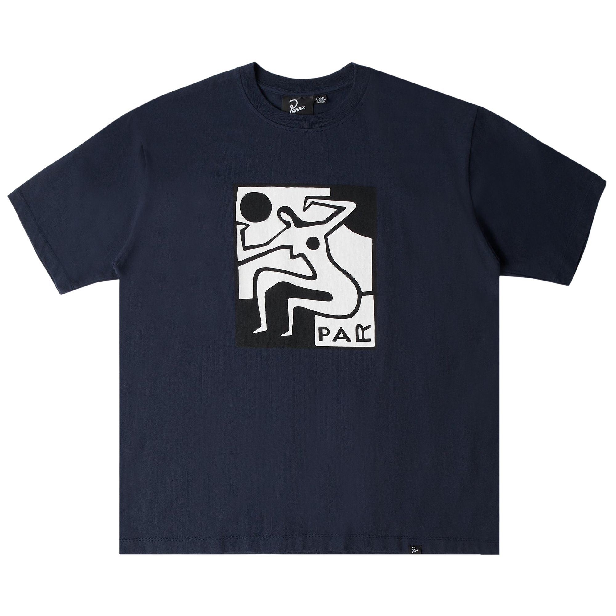 Pre-owned Parra Ball Sports T-shirt 'navy Blue' | Men's Size M
