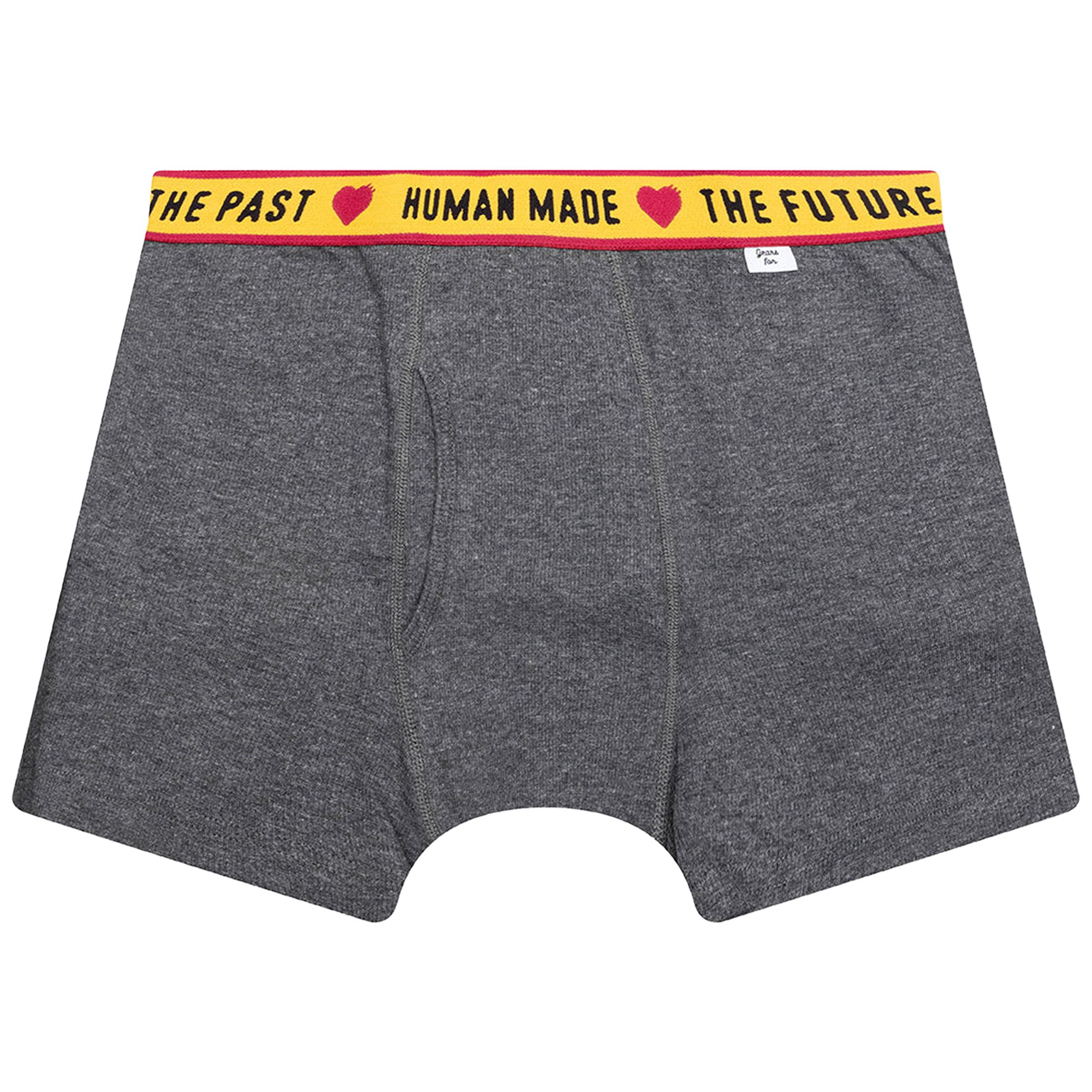Pre-owned Human Made Boxer Brief 'charcoal' | Grey | Men's Size L