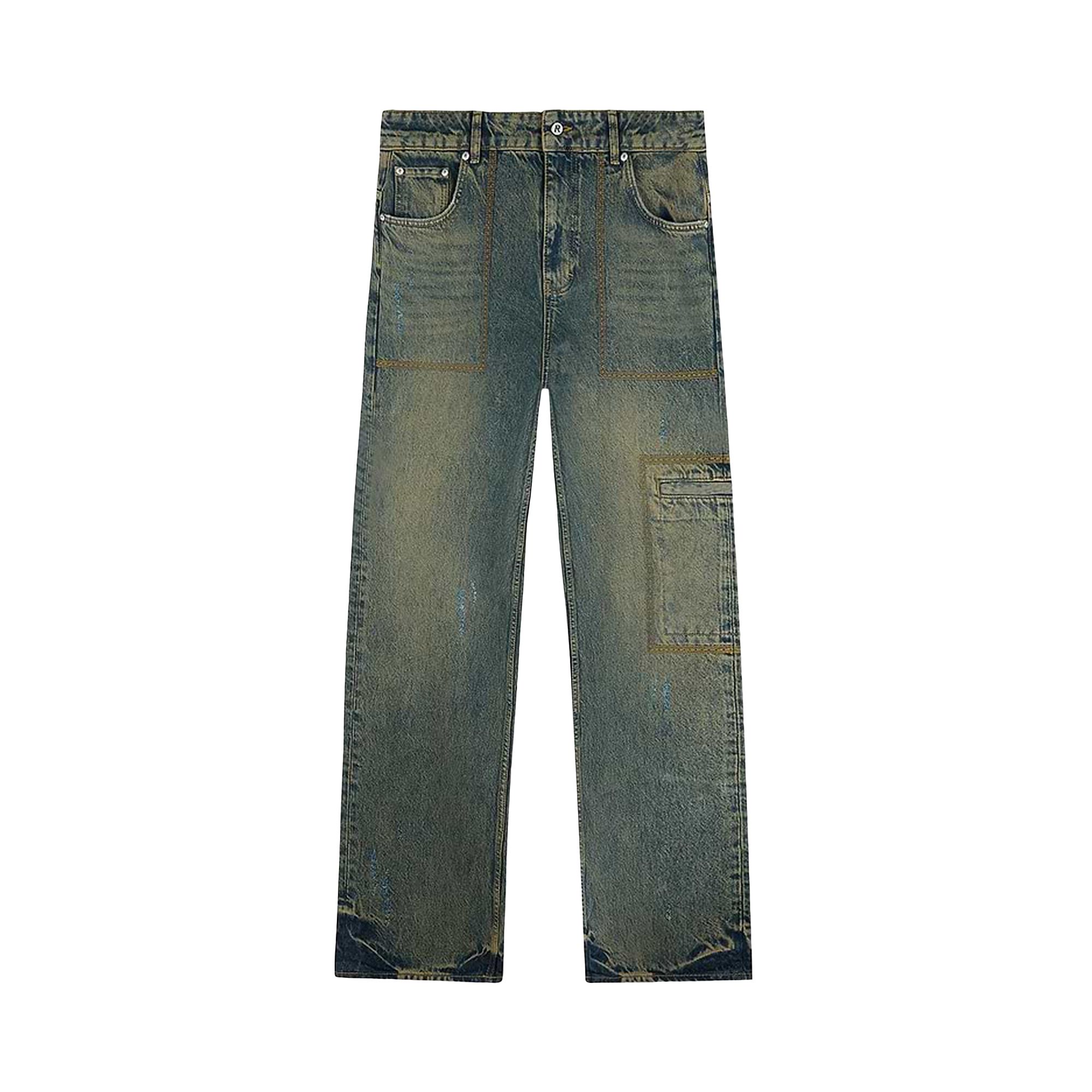 Pre-owned Represent Clo R3 Drive Denim 'tobacco Blue' | Men's Size 31