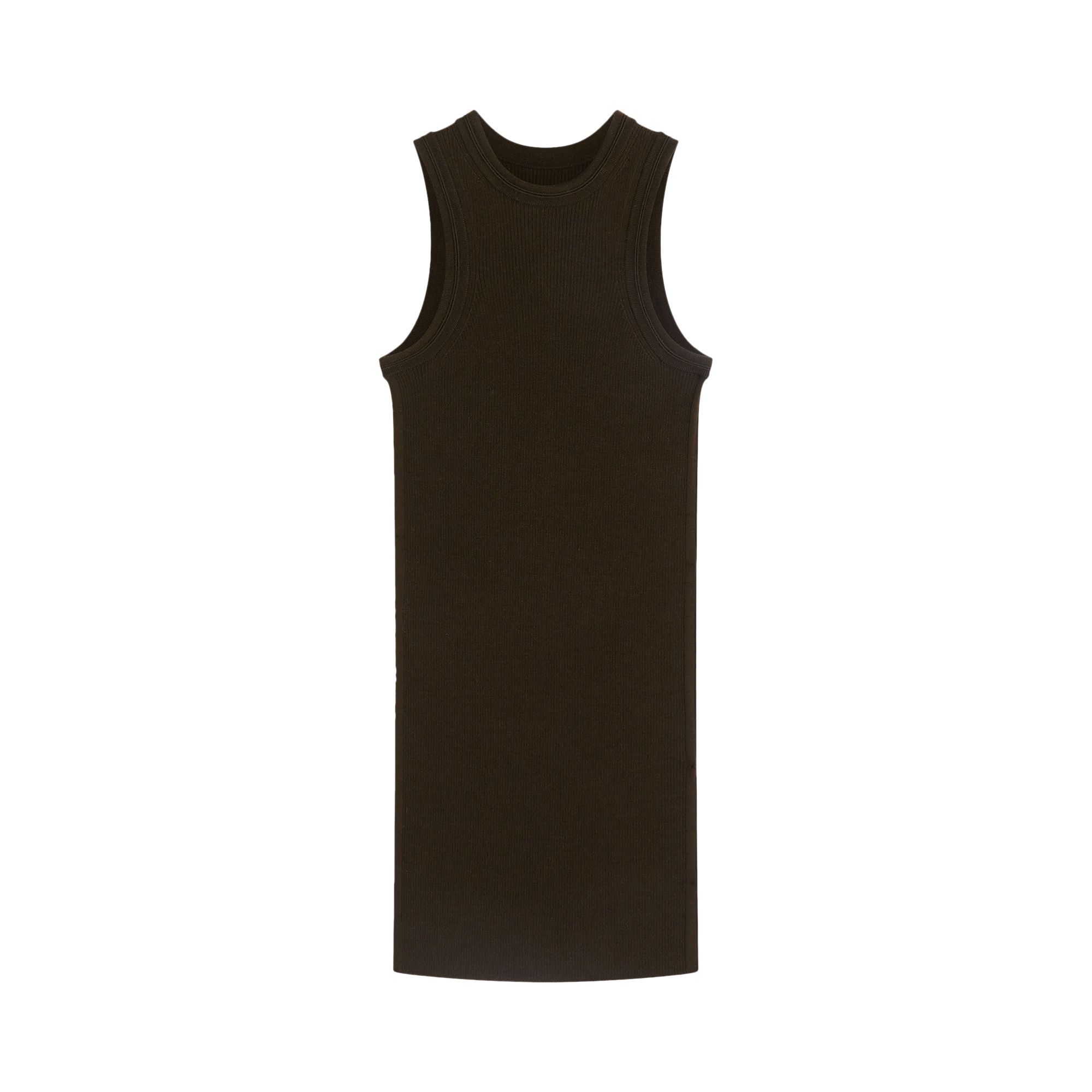 Pre-owned Phoebe Philo Ribbed Tank Top 'dark Khaki' | Brown | Women's Size S