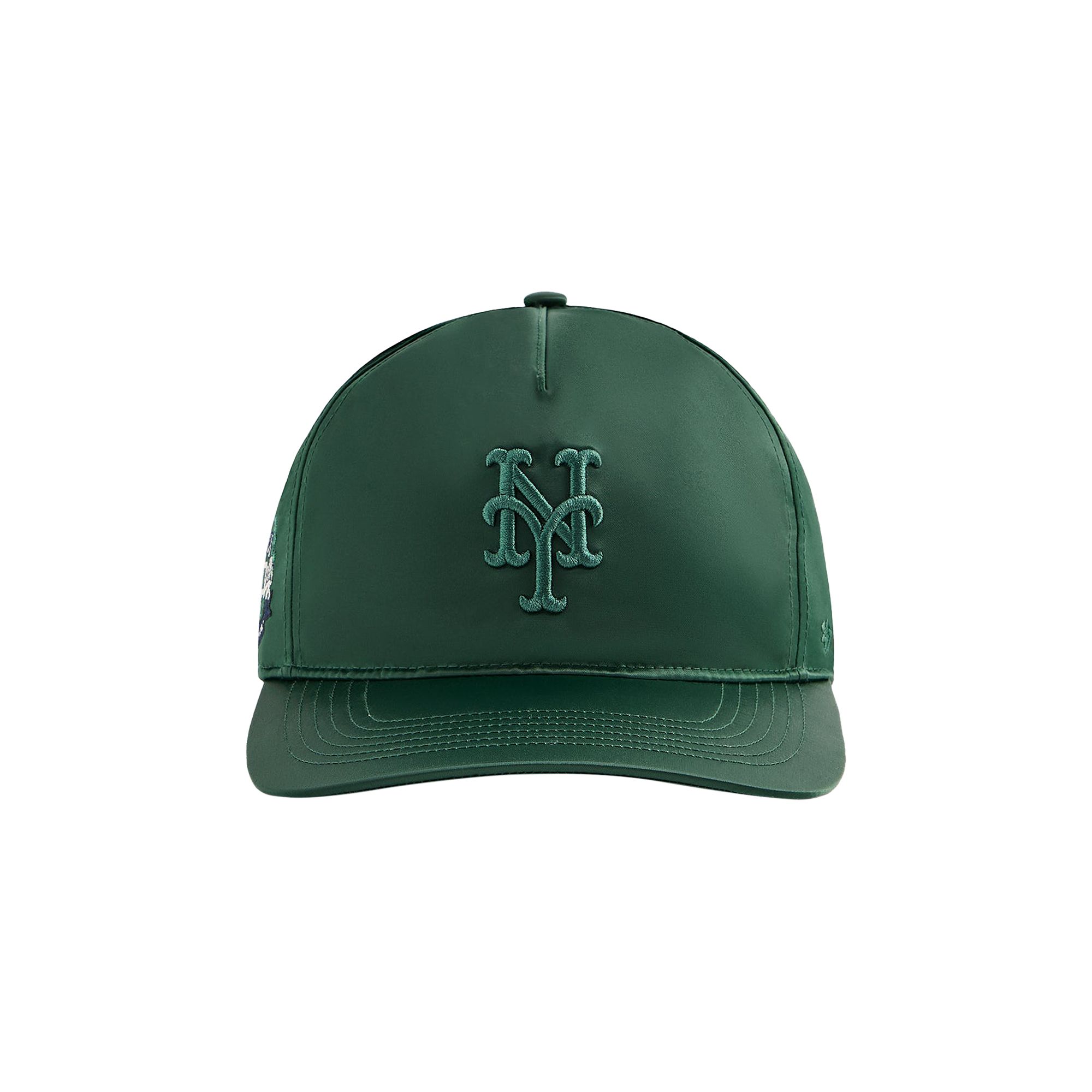 Pre-owned Kith & '47 For The New York Mets Satin Hitch Snapback 'stadium' | Green | Men's Size Onesize