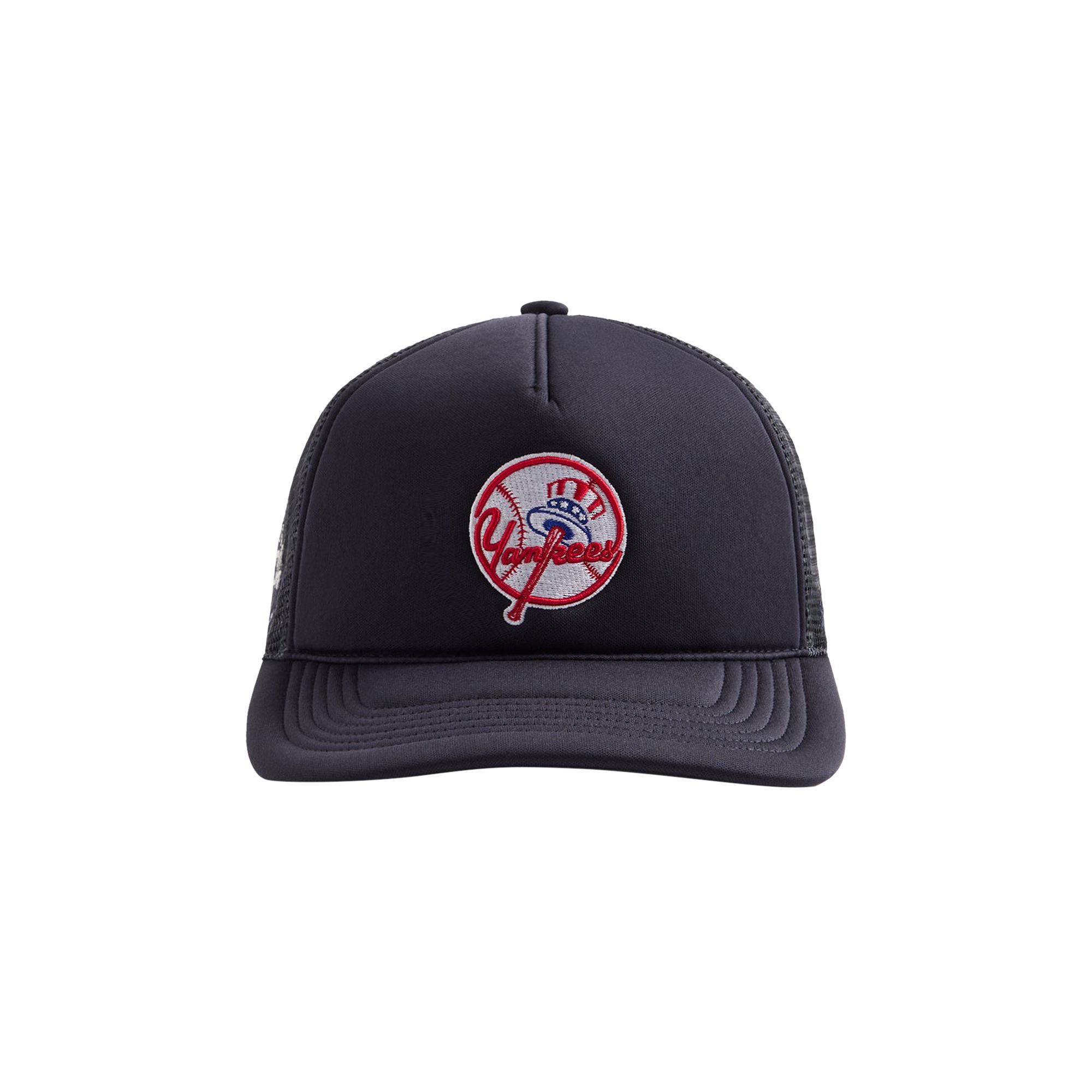 Pre-owned Kith & '47 For The New York Yankees Brand Hitch Fm Trucker 'nocturnal' | Blue | Men's Size Onesize