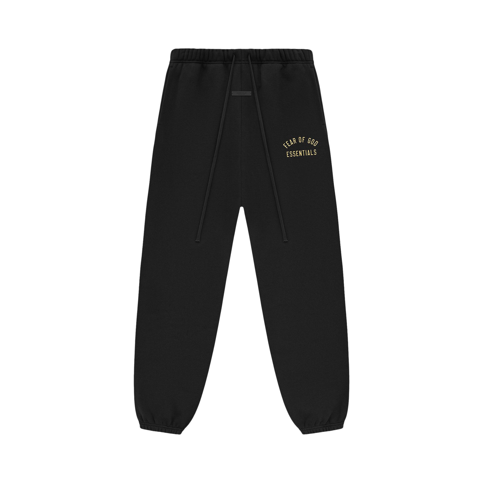 Pre-owned Essentials Fear Of God  Fleece Essential Sweatpant 'black' | Men's Size Xxl