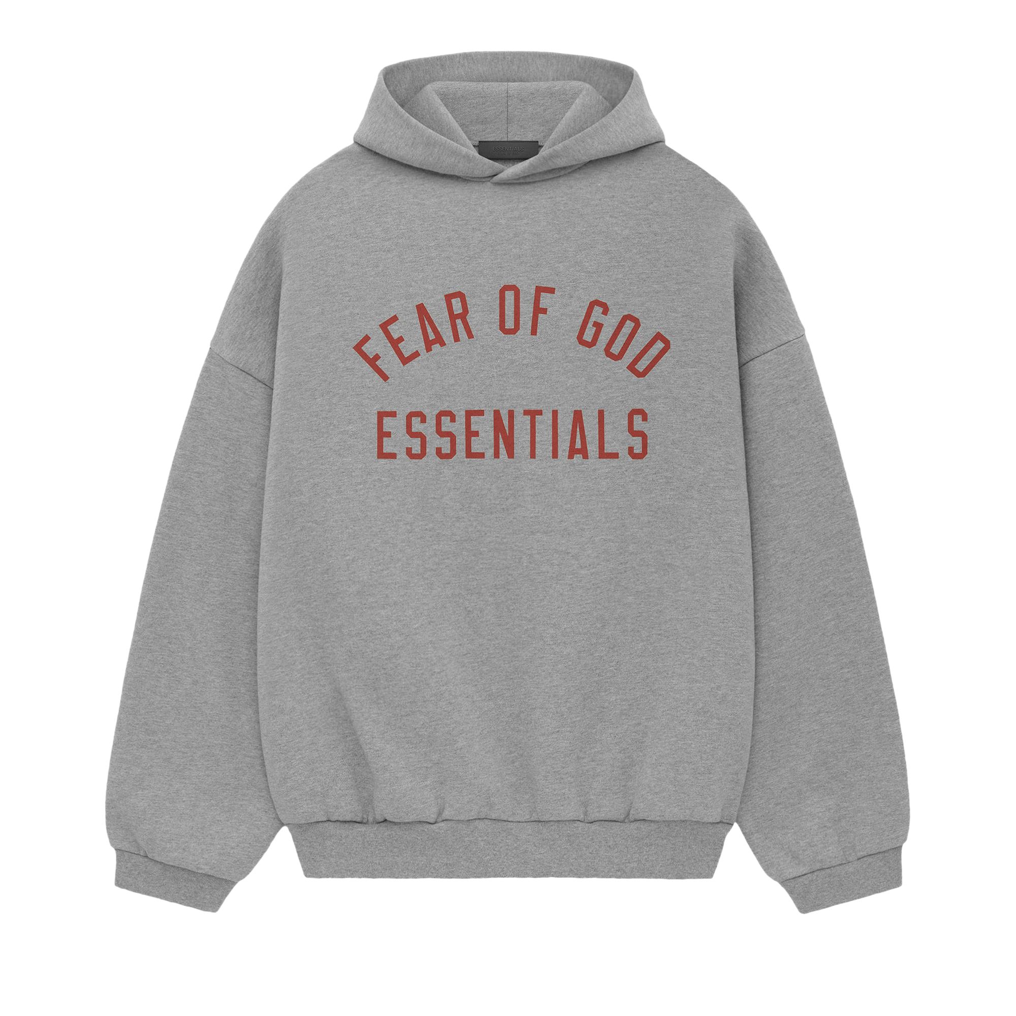 Pre-owned Essentials Fear Of God  Fleece Hoodie 'dark Heather' | Grey | Men's Size S In Gray