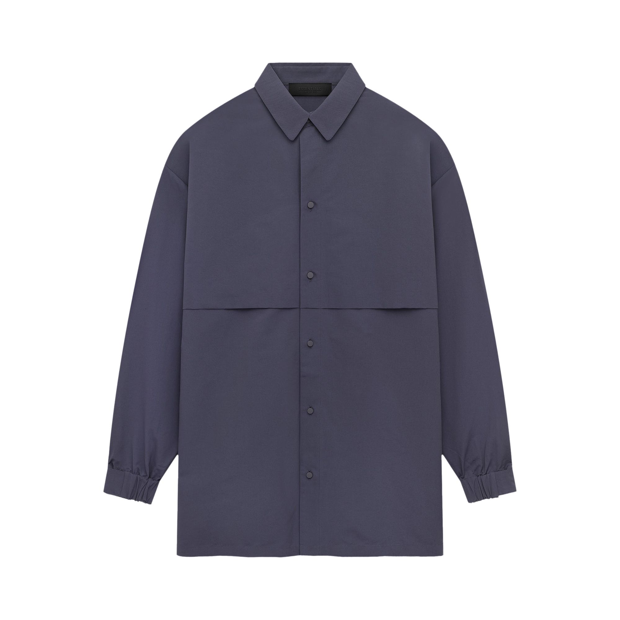 Pre-owned Essentials Fear Of God Military Nylon Overshirt 'marine' | Blue | Men's Size M
