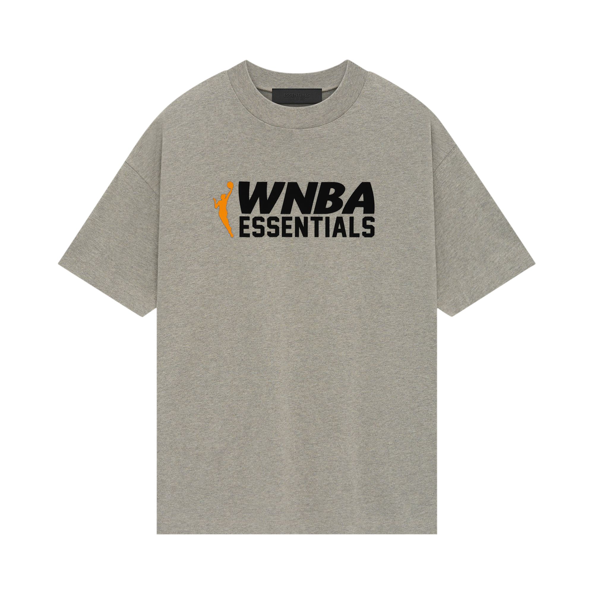 Pre-owned Essentials Fear Of God Wnba Tee 'warm Heather' | Grey | Men's Size Xs In Gray