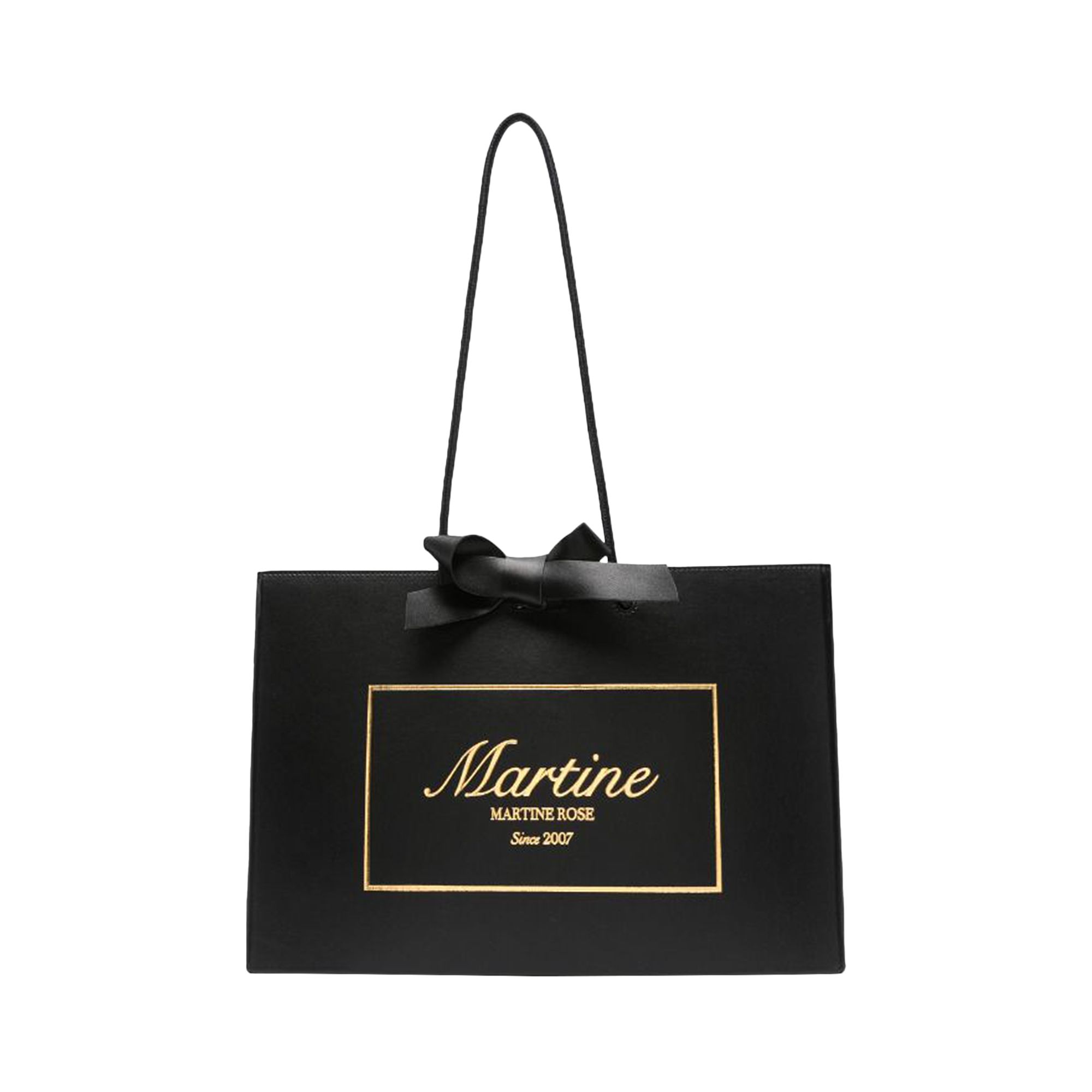 Pre-owned Martine Rose Large Shopper 'black' | Men's Size Onesize