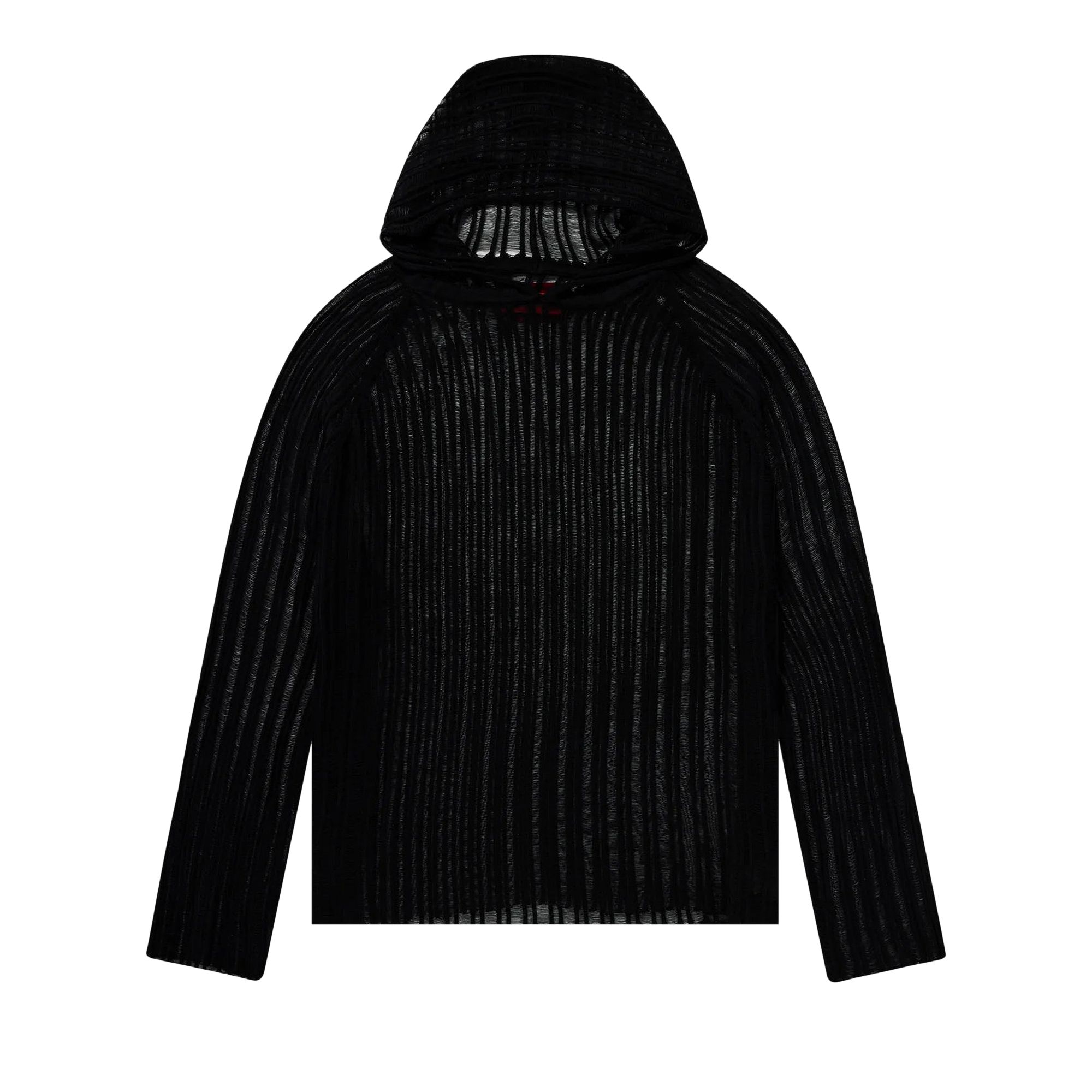 Pre-owned 424 Sexy Knit Hoodie 'black' | Men's Size M