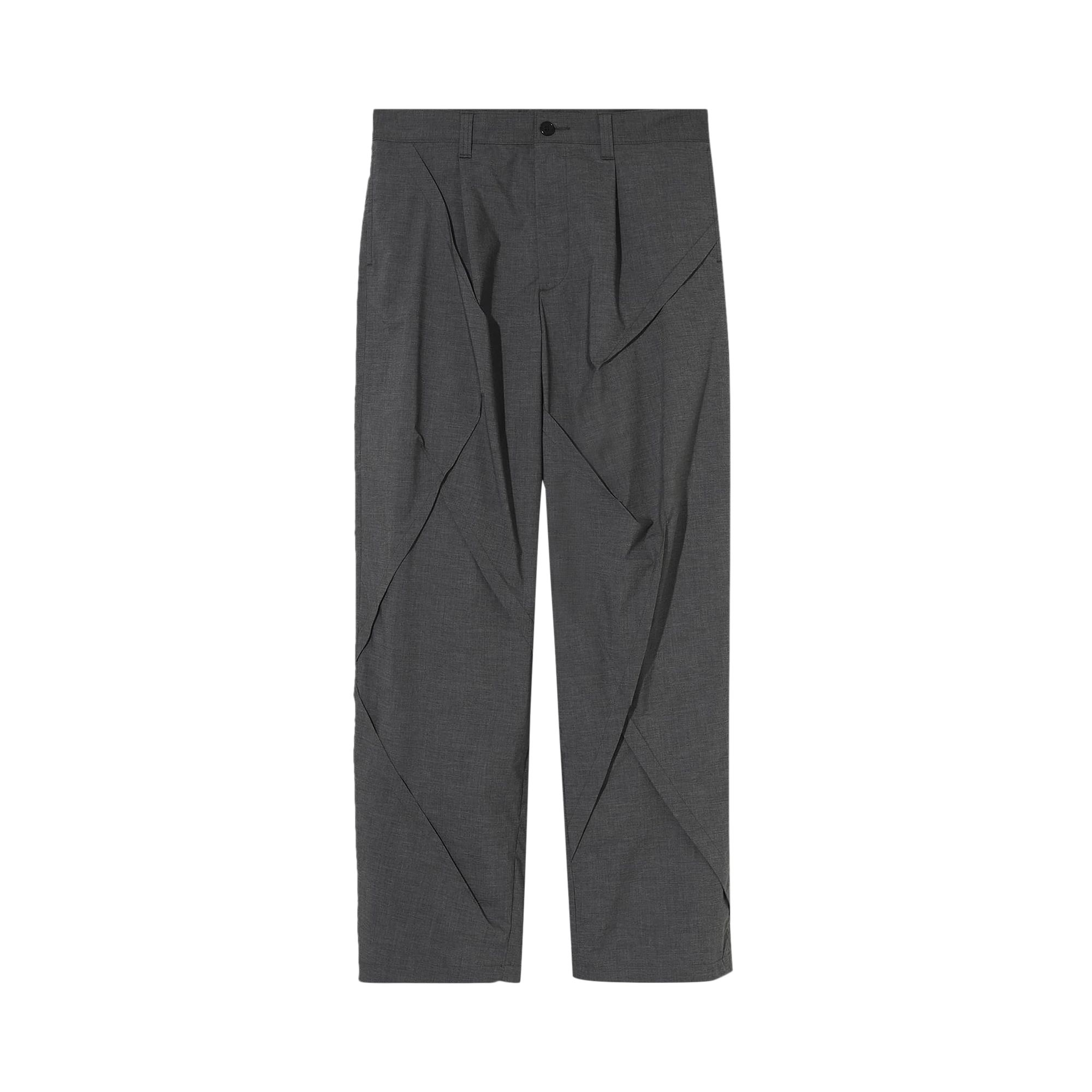 Pre-owned Undercover Pleat Detail Pants 'grey' | Men's Size 4 In Gray