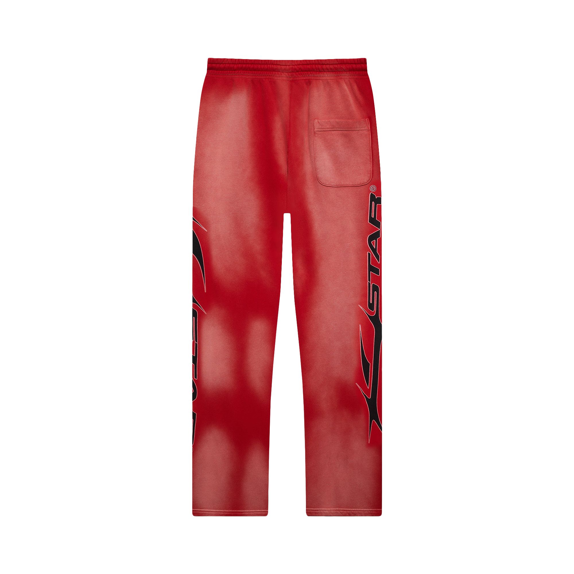 Pre-owned Hellstar Racer Sweatpants 'red' | Men's Size Xxl