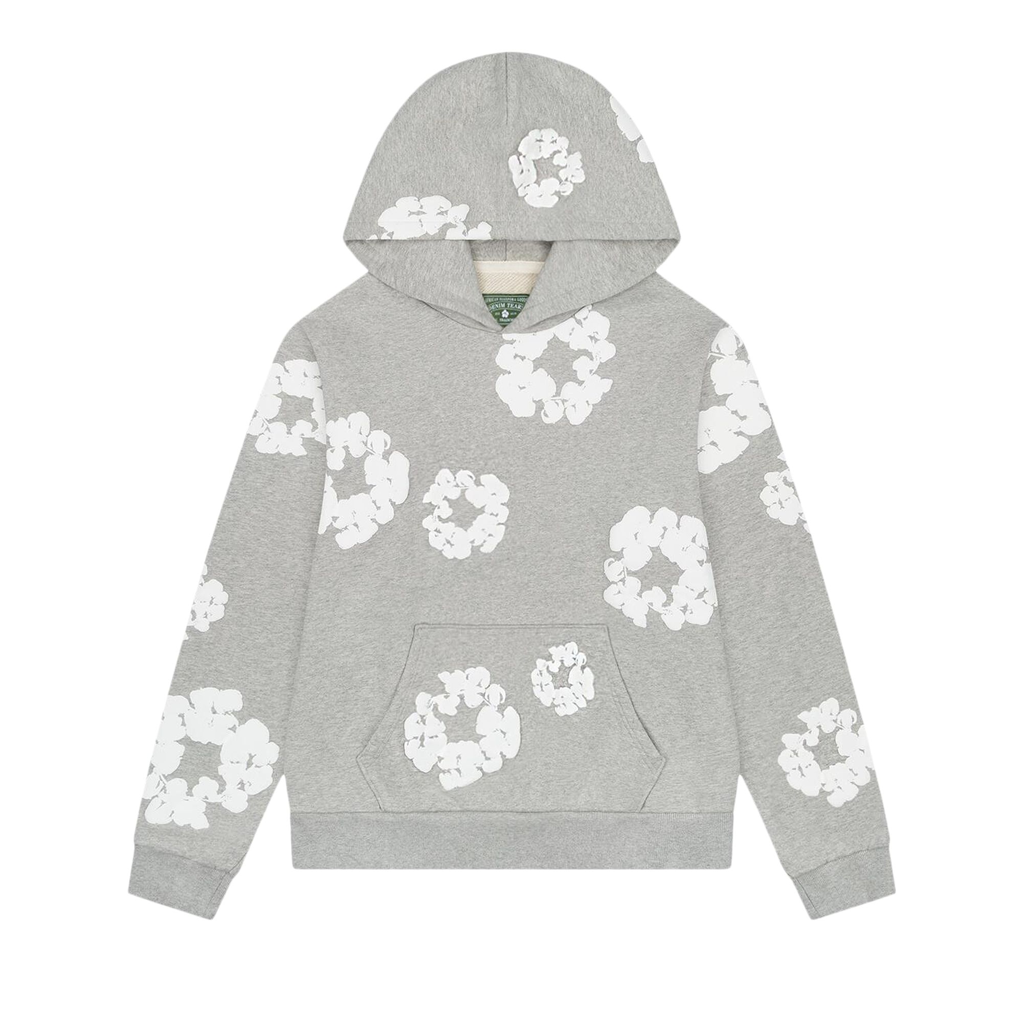 Pre-owned Denim Tears The Cotton Wreath Sweatshirt 'grey' 'grey' | Men's Size M
