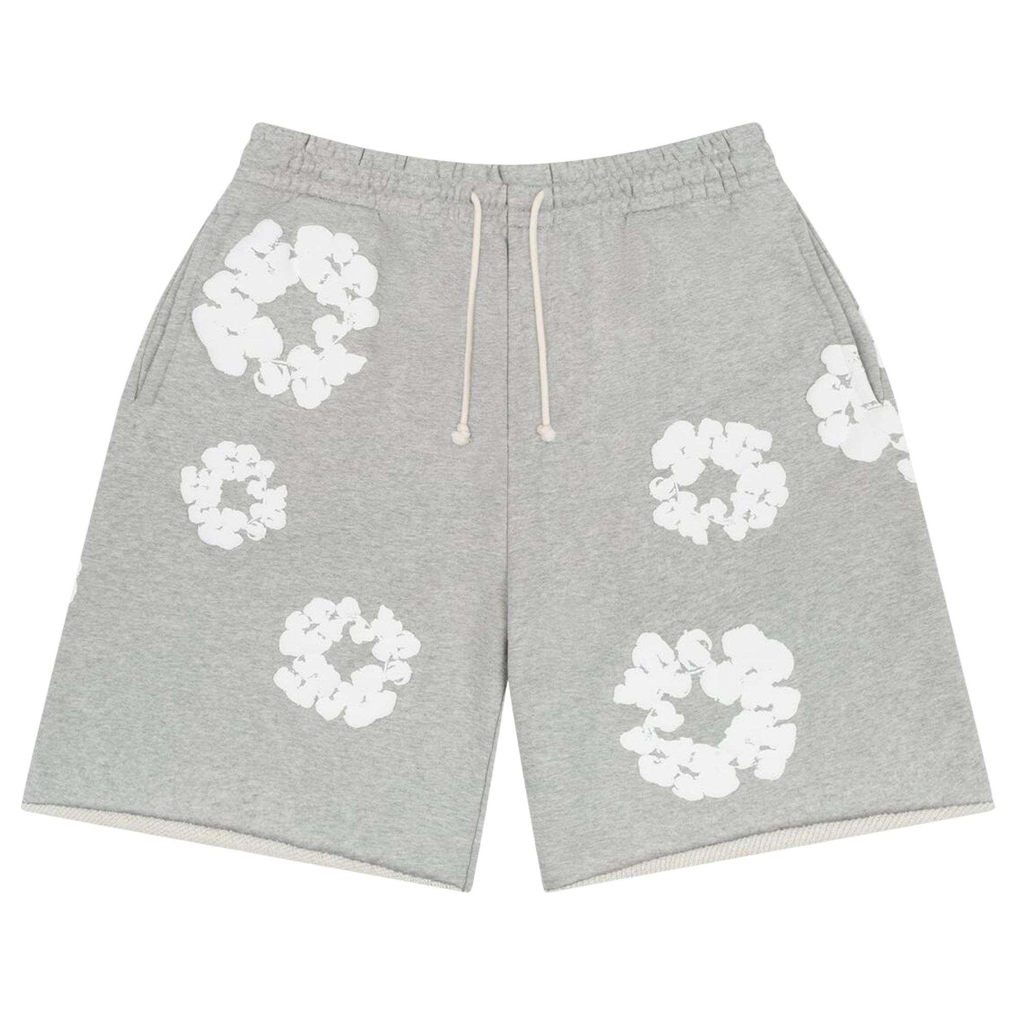 Pre-owned Denim Tears The Cotton Wreath Shorts 'grey' 'grey' | Men's Size M