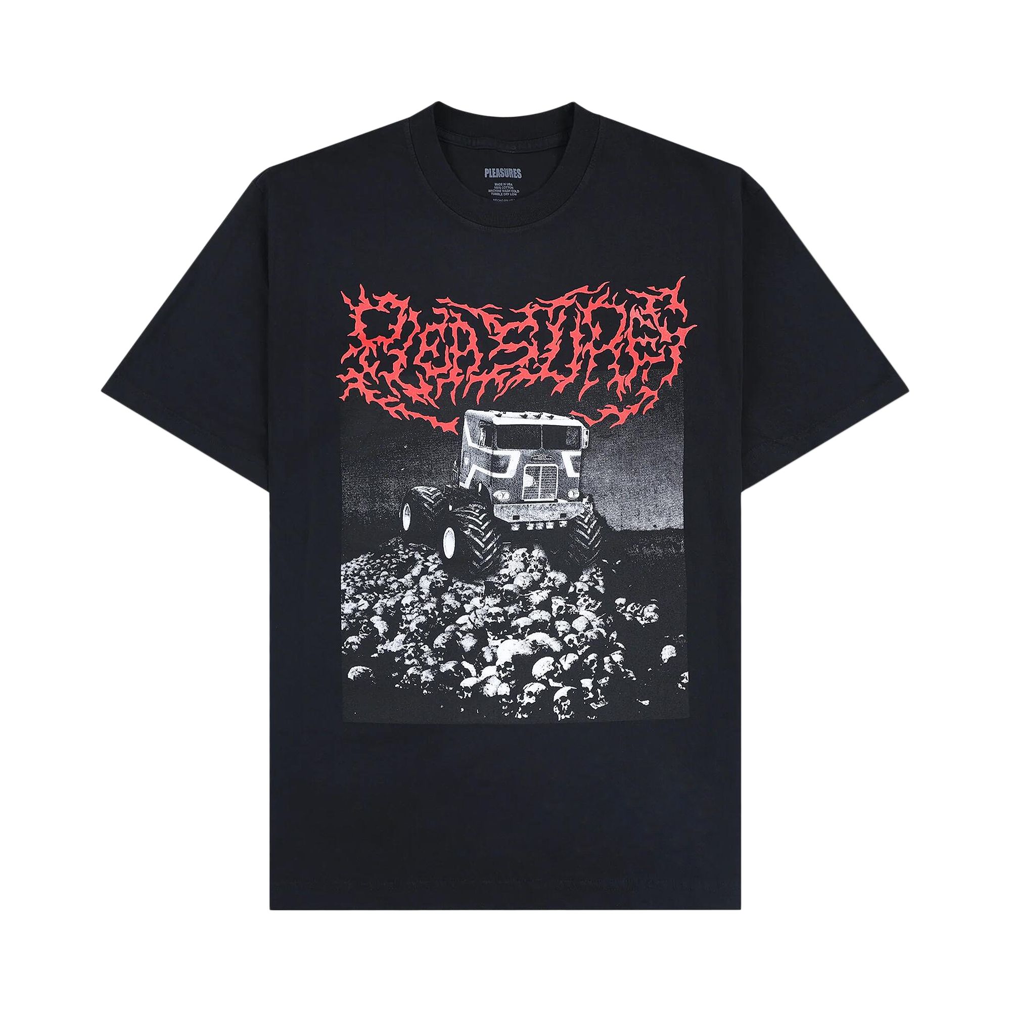 Pre-owned Pleasures Off Road T-shirt 'black' | Men's Size M