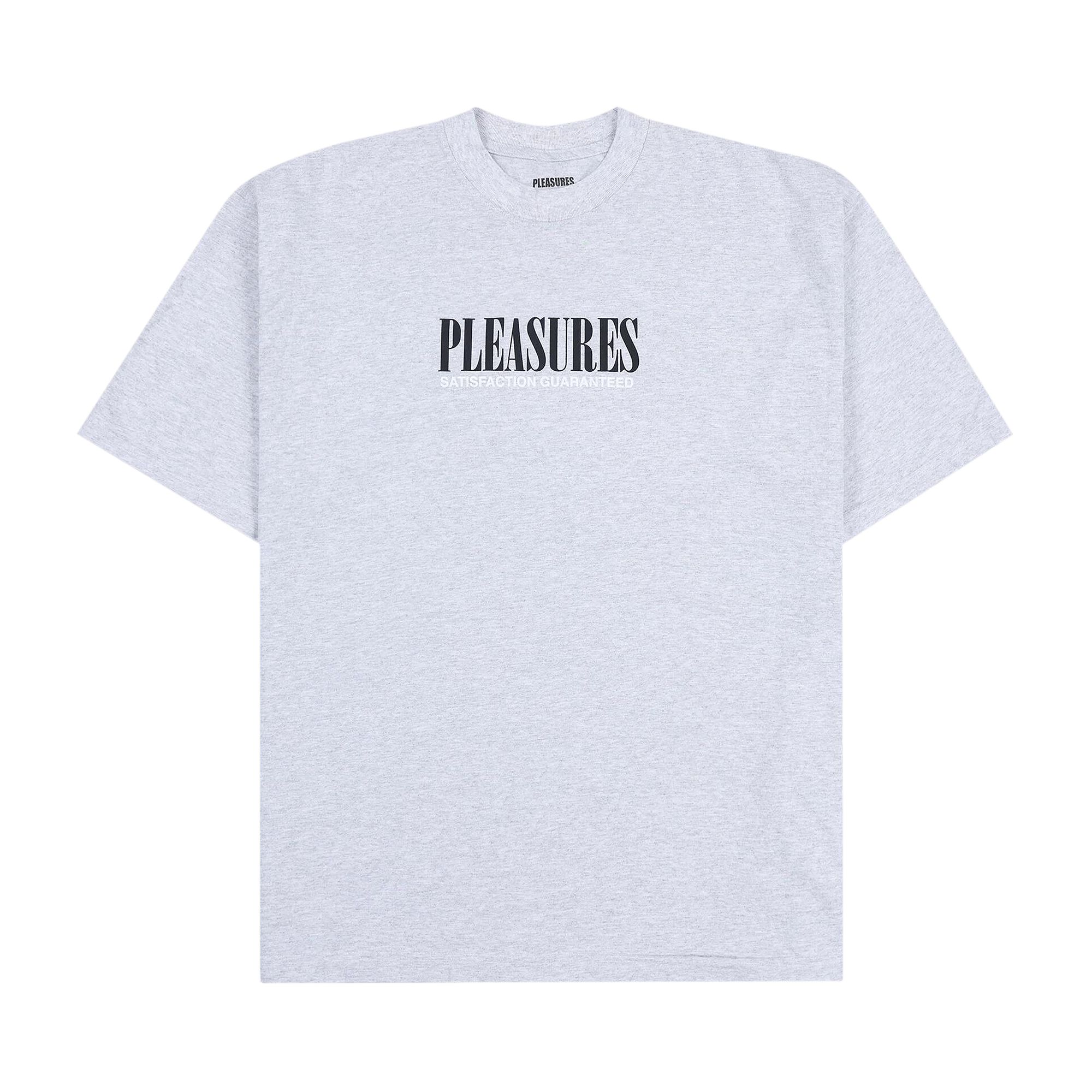 Pre-owned Pleasures Satisfaction T-shirt 'grey' | Men's Size L In Gray