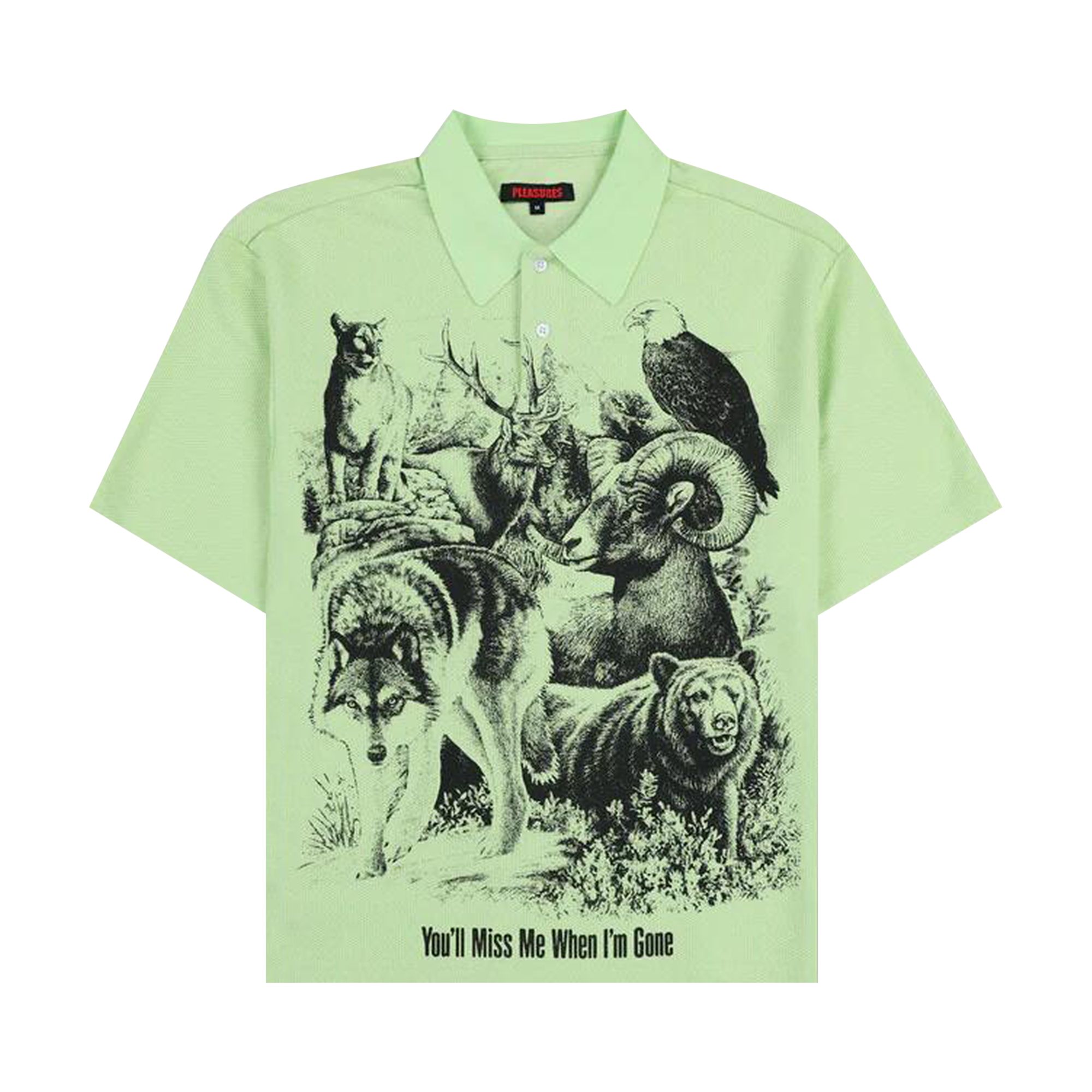 Pre-owned Pleasures Revival Boxy Polo 'mint' | Green | Men's Size Xl