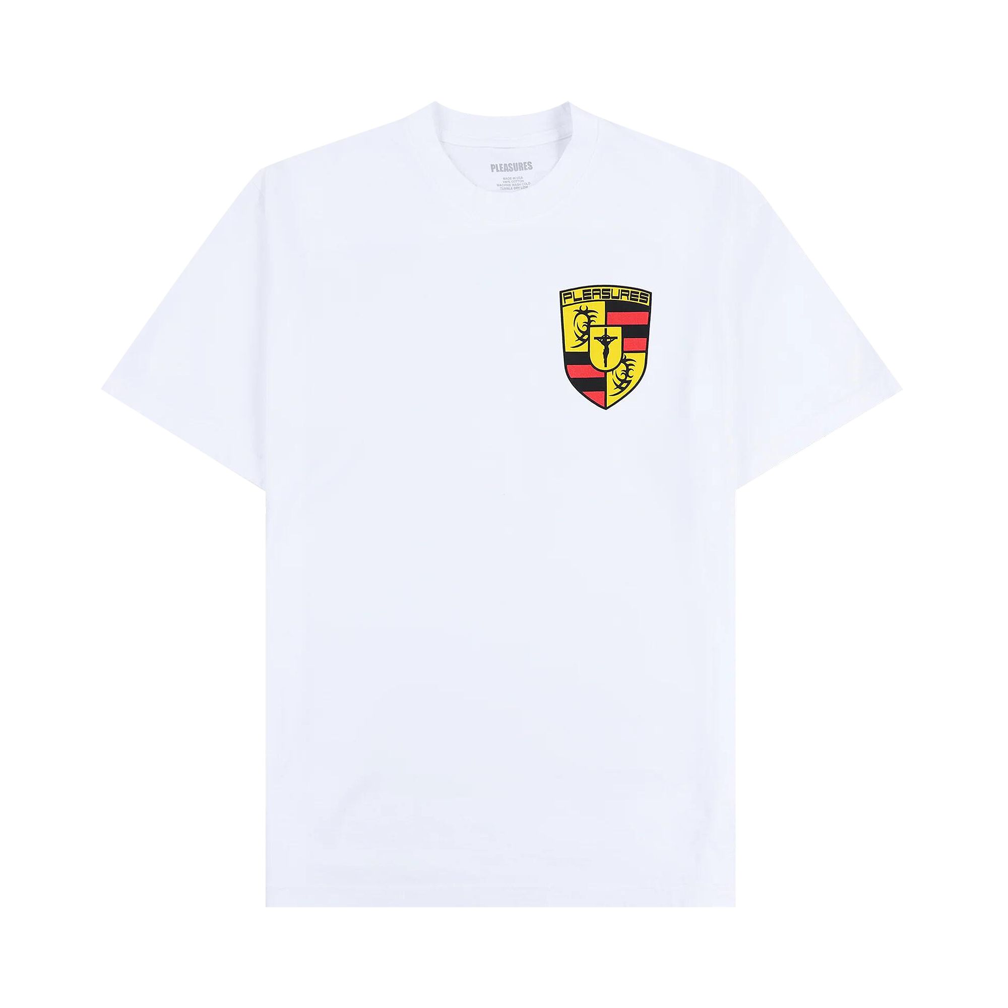 Pre-owned Pleasures Fast Life T-shirt 'white' | Men's Size L