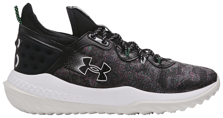 Under Armour Harper 8 TF Black Pink Green