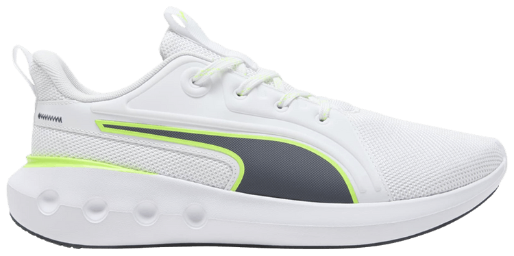 Puma Softride Carson Lace Speck   White Yellow Alert