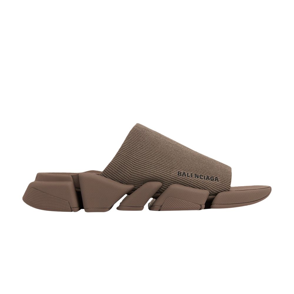 Pre-owned Balenciaga Speed 2.0 Slide Sandal 'taupe' | Brown | Men's Size 40