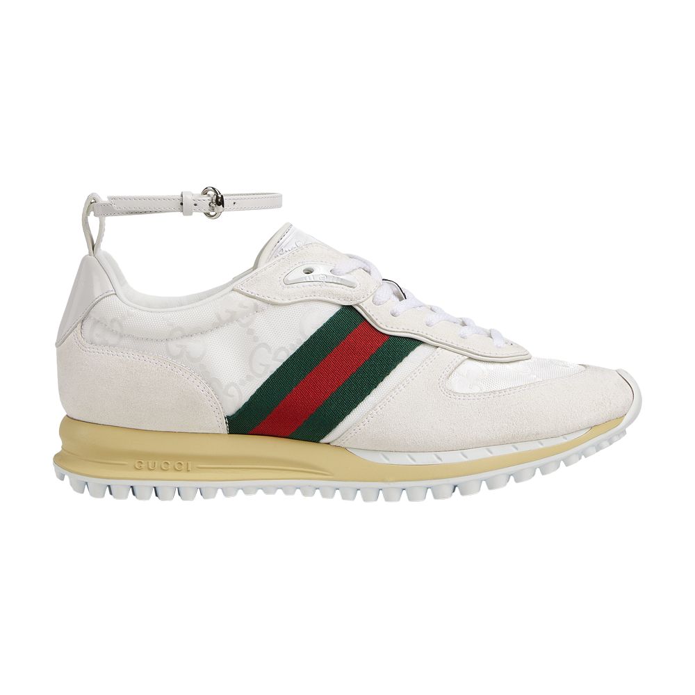 Pre-owned Gucci Wmns Re-motion Trainer 'gg - White' | Women's Size 5.5