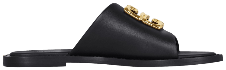 サンダル・ミュール GIVENCHY Women Sandals BE3099E28M 001 BLACK Buy Givenchy Wmns 4G Flat Mule 'Black' - BE3099E28M 001 | GOAT
