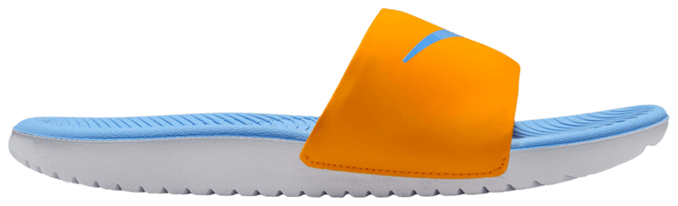 Nike Kawa Slide GS Orange Peel University Blue