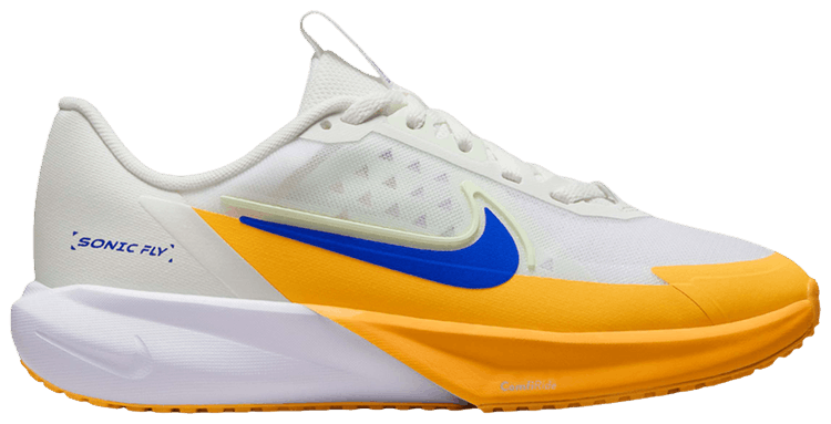 Nike Sonic Fly GS White Yellow Hyper Royal