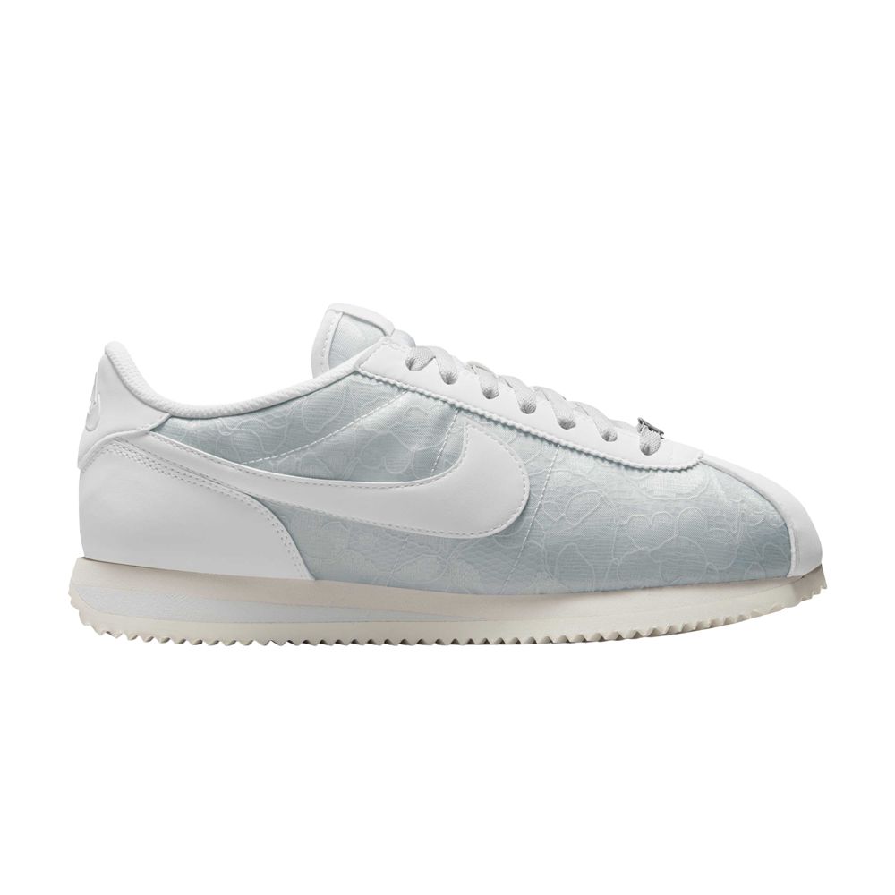 Pre-owned Nike Wmns Cortez 'platinum Tint Floral' | Grey | Women's Size 9.5
