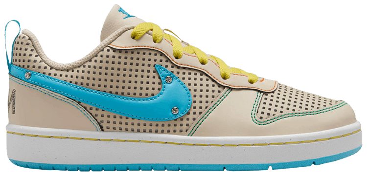Nike Court Borough Low Recraft GS Sanddrift Baltic Blue