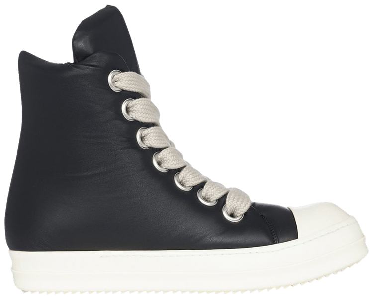 Rick Owens Hollywood Jumbo Laced High Black Milk