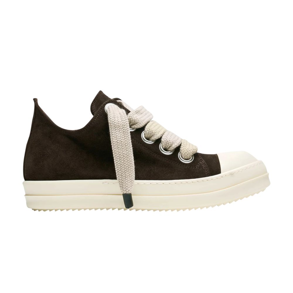 Pre-owned Rick Owens Hollywood Jumbo Laced Low 'mahogany' | Brown | Men's Size 40