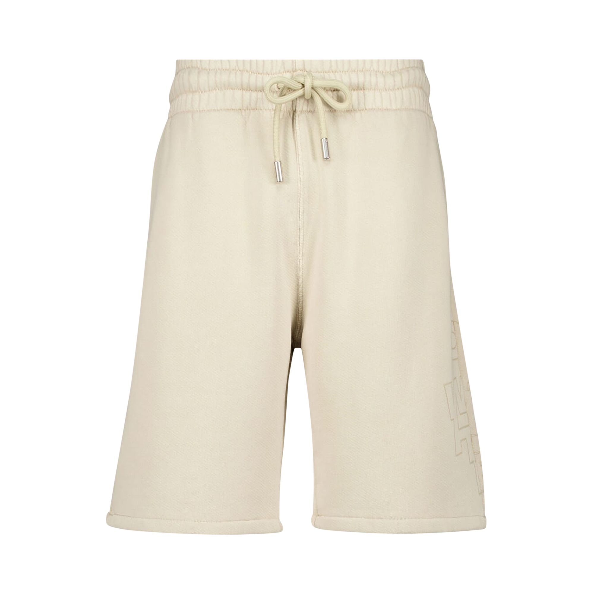 Pre-owned Off-white Outline Skate Sweatshorts 'brown Rice' | Men's Size S