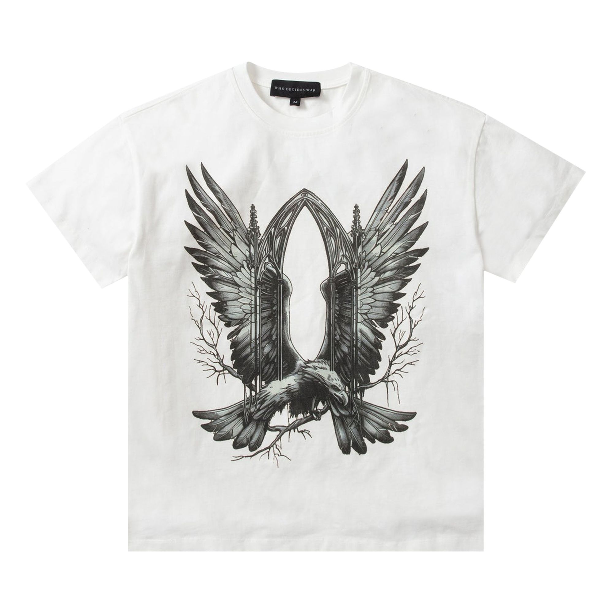 Pre-owned Who Decides War Soaring Window Short-sleeve T-shirt 'cloud' | White | Men's Size Xl