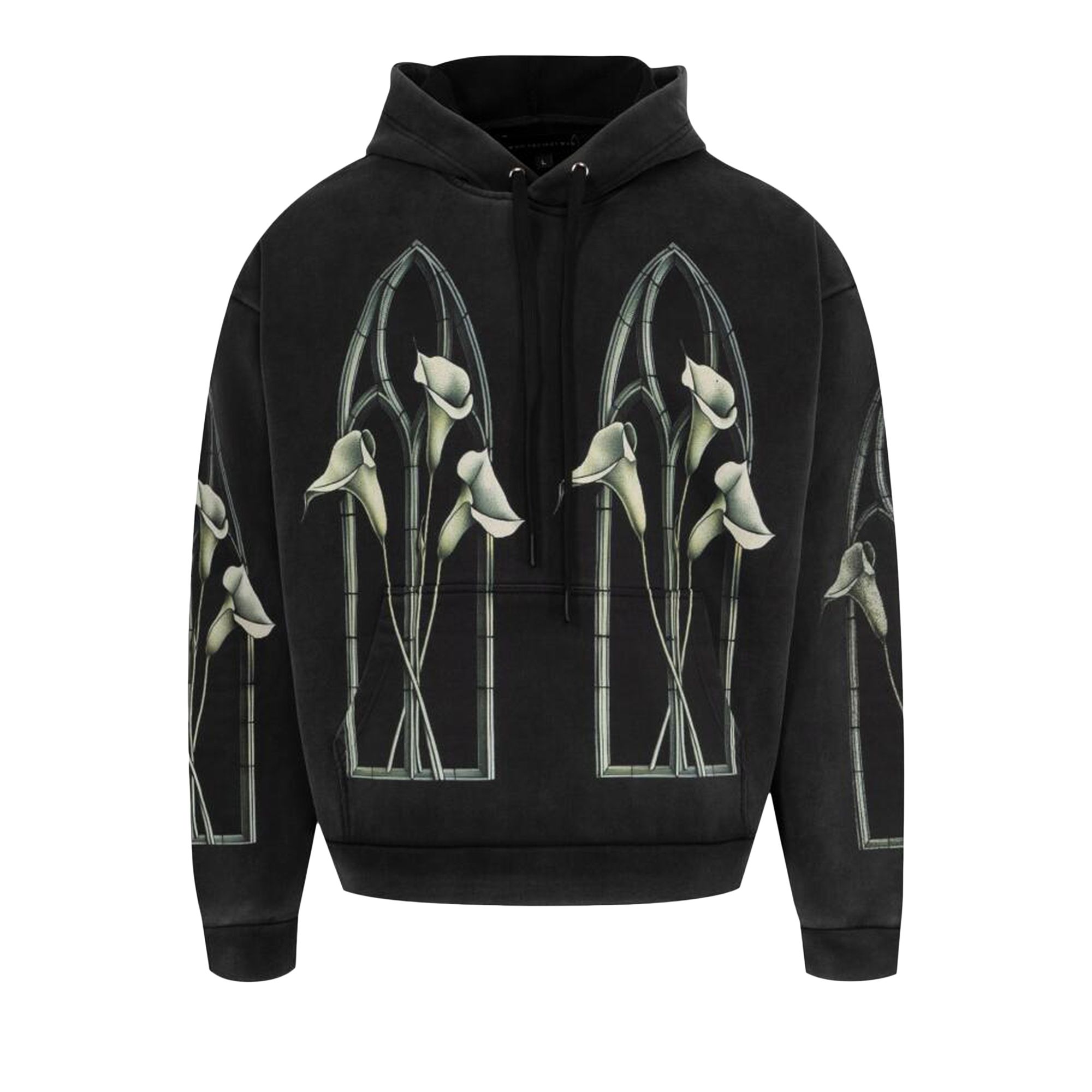 Pre-owned Who Decides War Calla Window Hooded Pullover 'coal' | Black | Men's Size Xxl