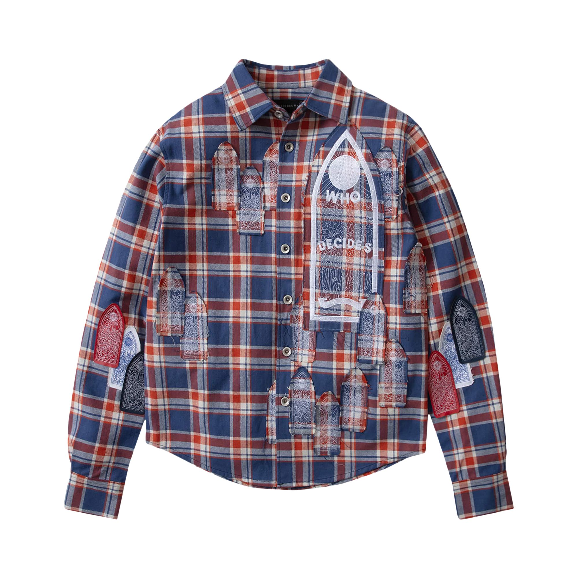 Pre-owned Who Decides War Glory Flannel Shirt 'muticolor' | Multi-color | Men's Size M