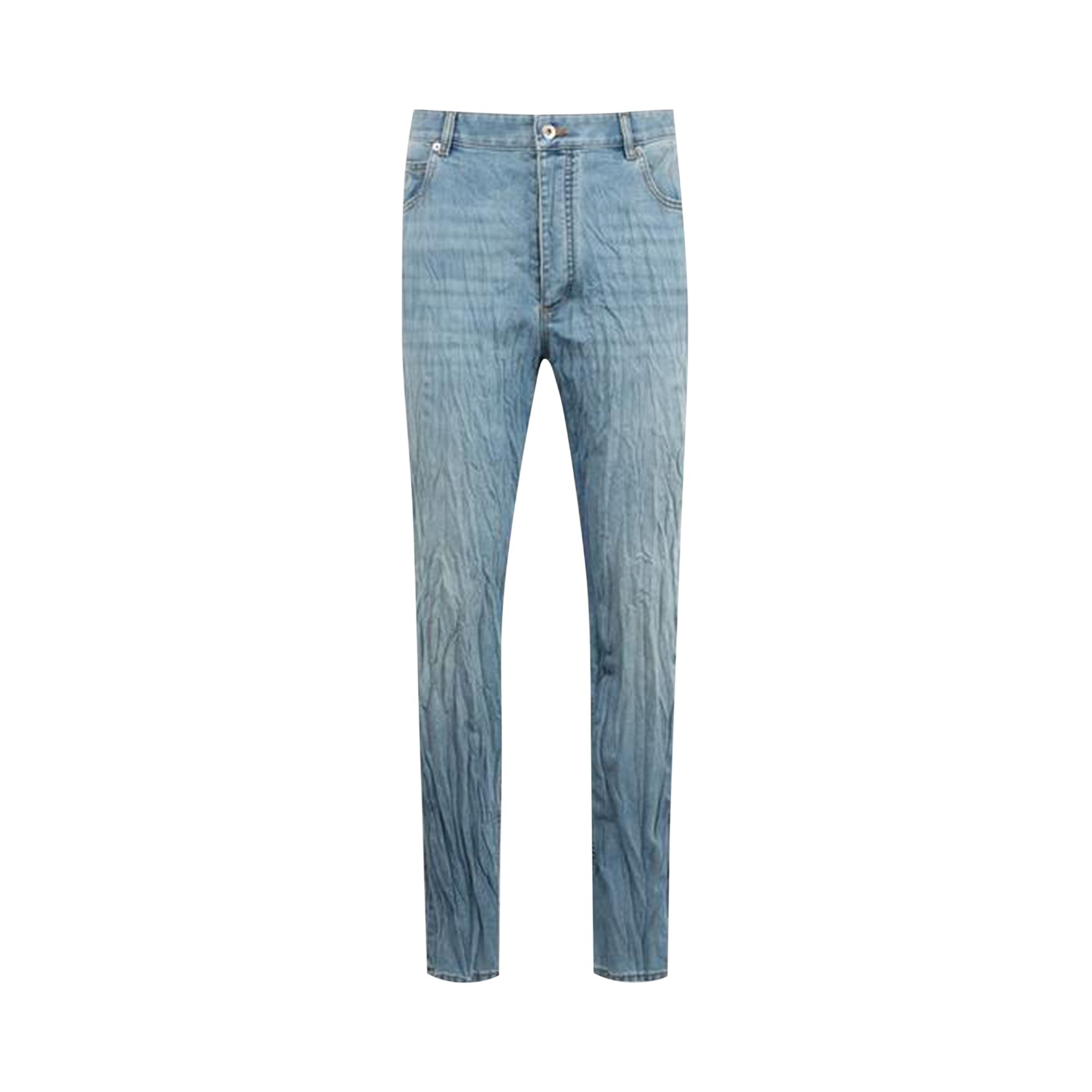 Pre-owned Bottega Veneta Denim Jeans 'light Blue' | Men's Size 54