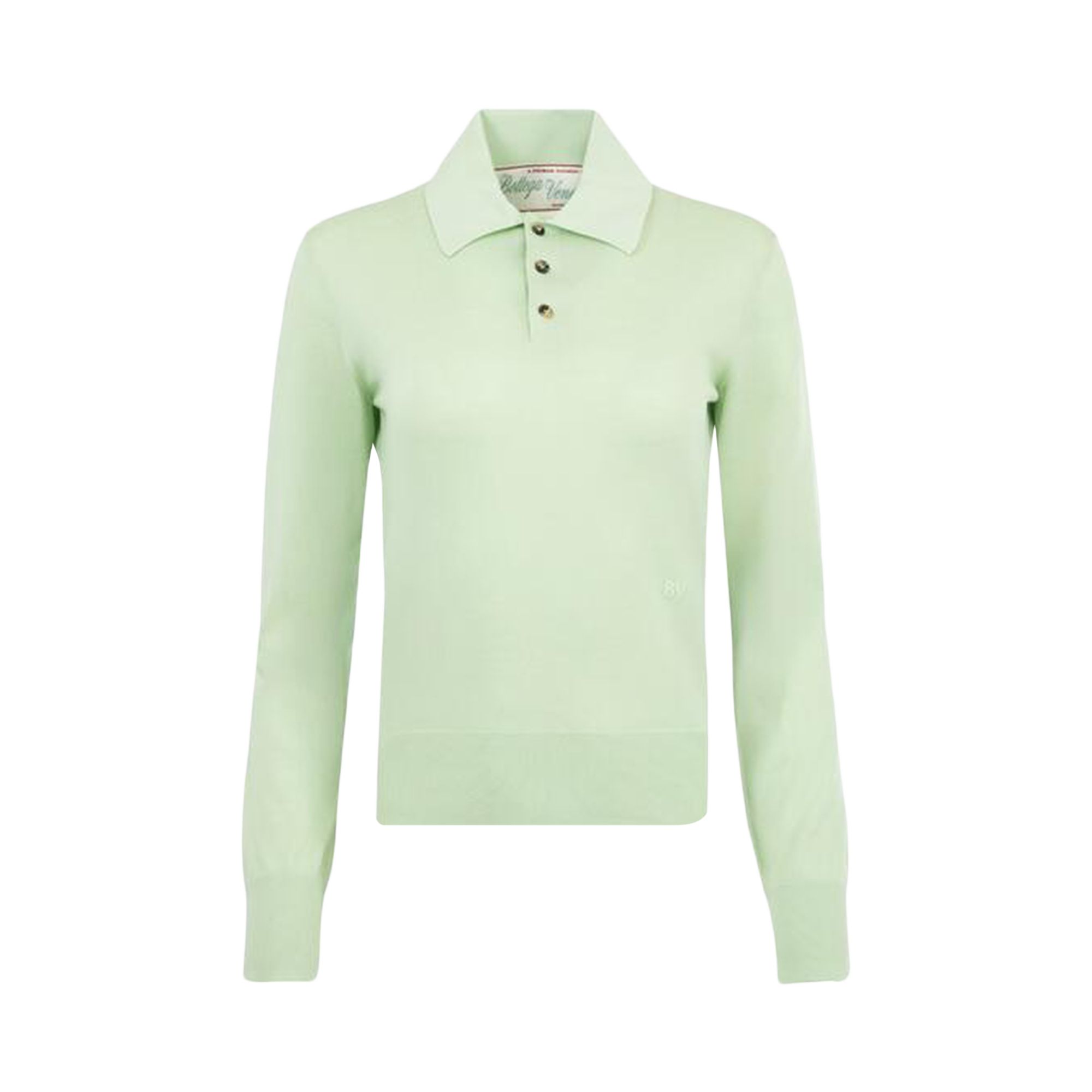 Pre-owned Bottega Veneta Cashmere Polo 'aquamarine' | Blue | Women's Size S