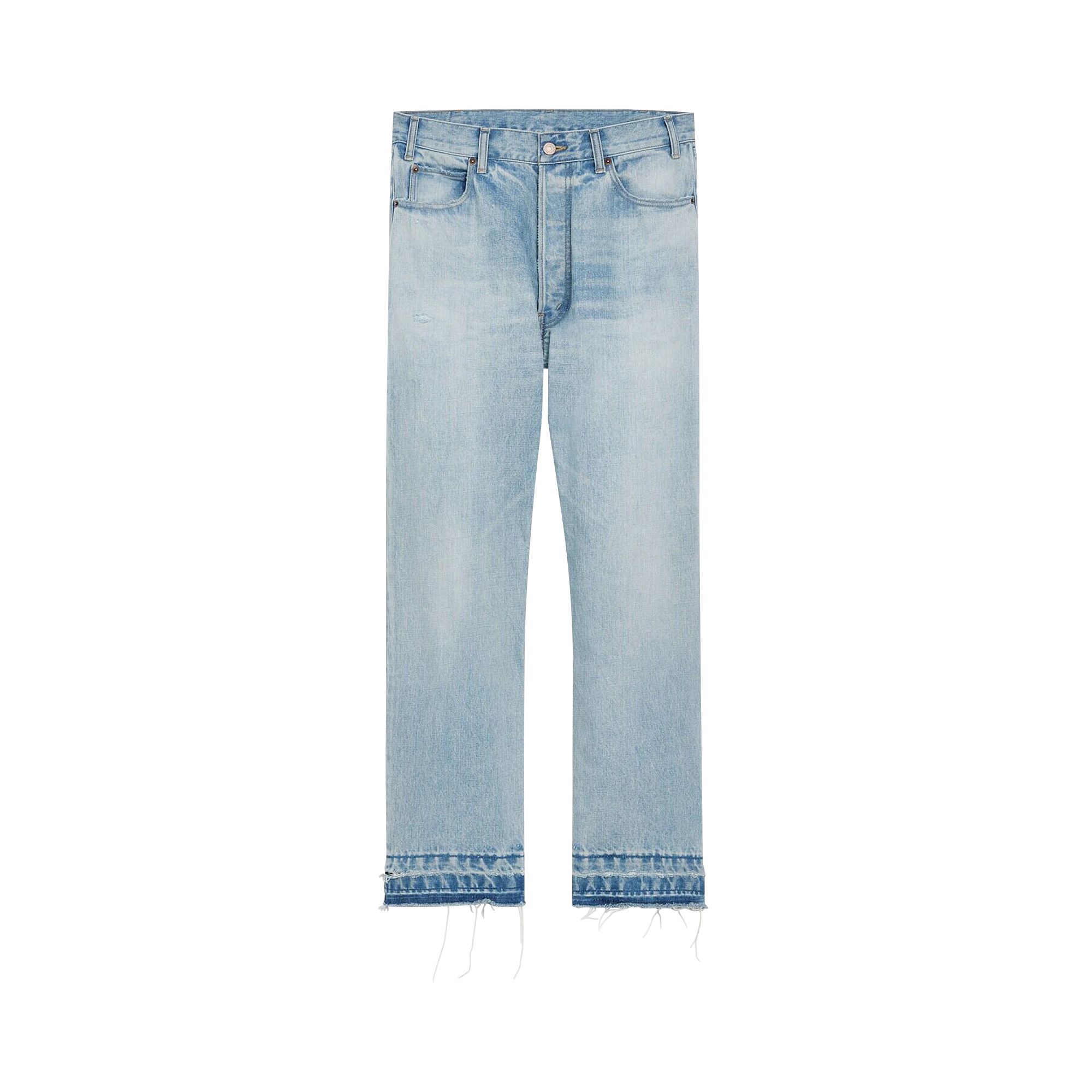 Pre-owned Celine Wesley Jeans 'rider Wash' | Blue | Men's Size 33
